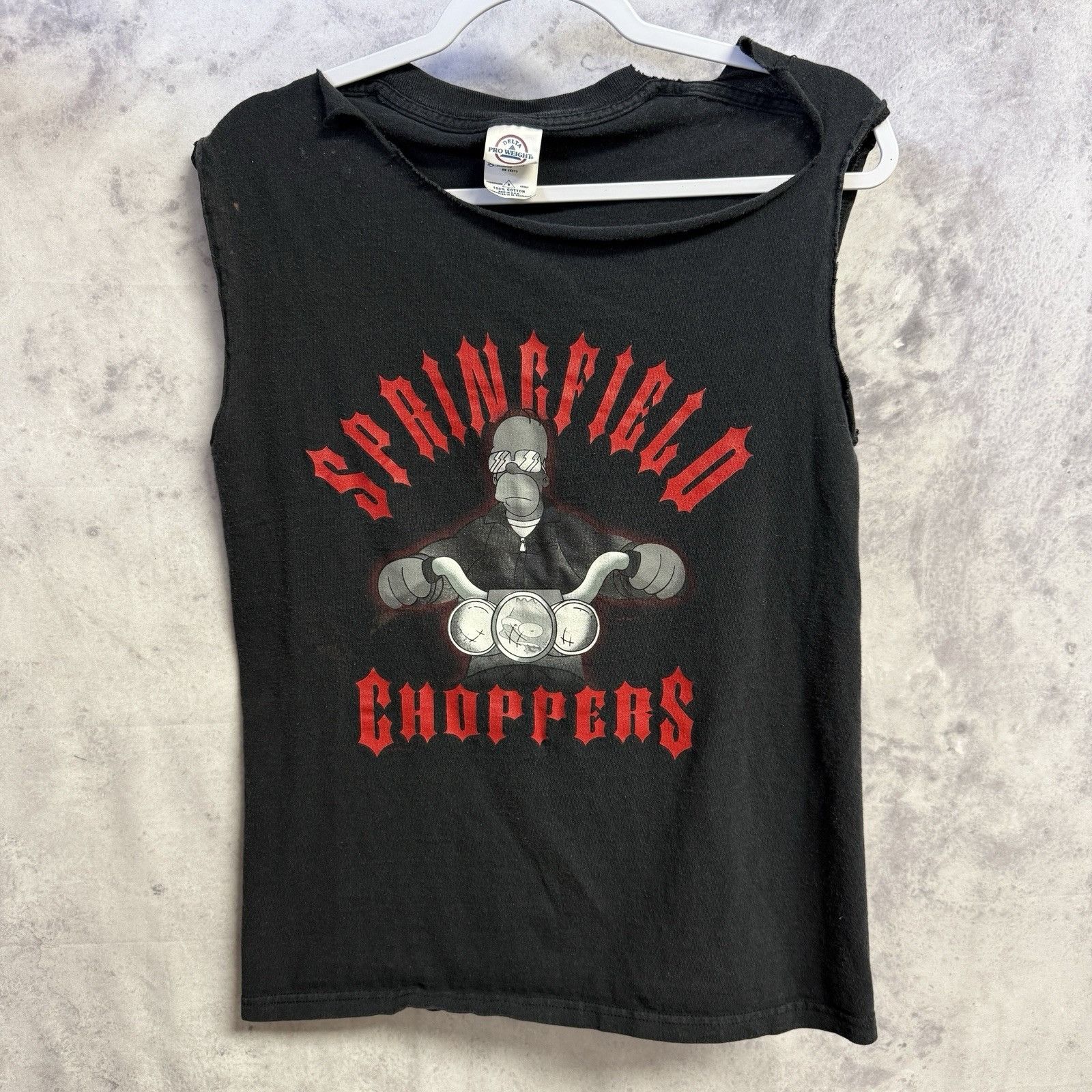 Vintage Vitnage Springfield Choppers T Shirt Mens S 17.5x25.5 Cut Size US S / EU 44-46 / 1 - 1 Thumbnail