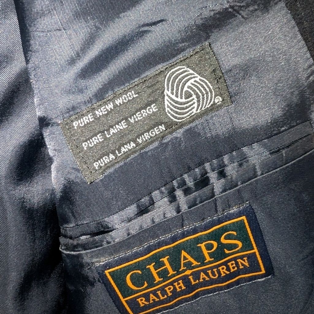 Chaps Chaps Black Suit Jacket 42T Size 42R - 4 Thumbnail
