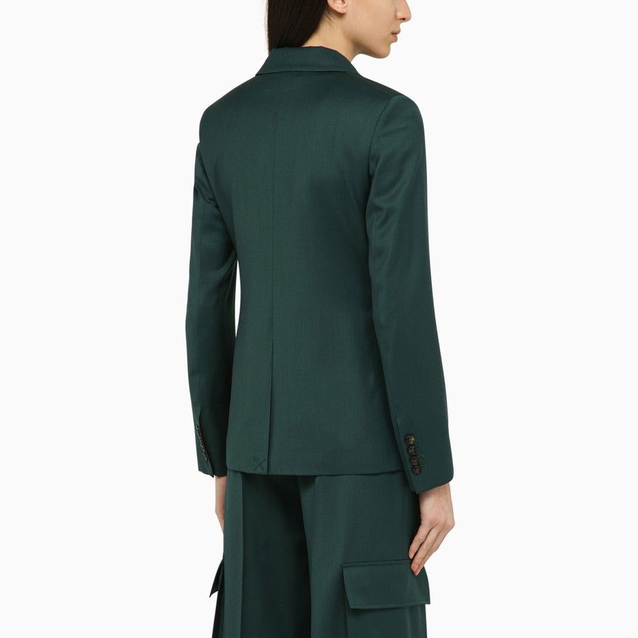 Amiri o1d2blof0724 Double-breasted Wool Jacket in Forest Green Size XS / US 0-2 / IT 36-38 - 3 Thumbnail