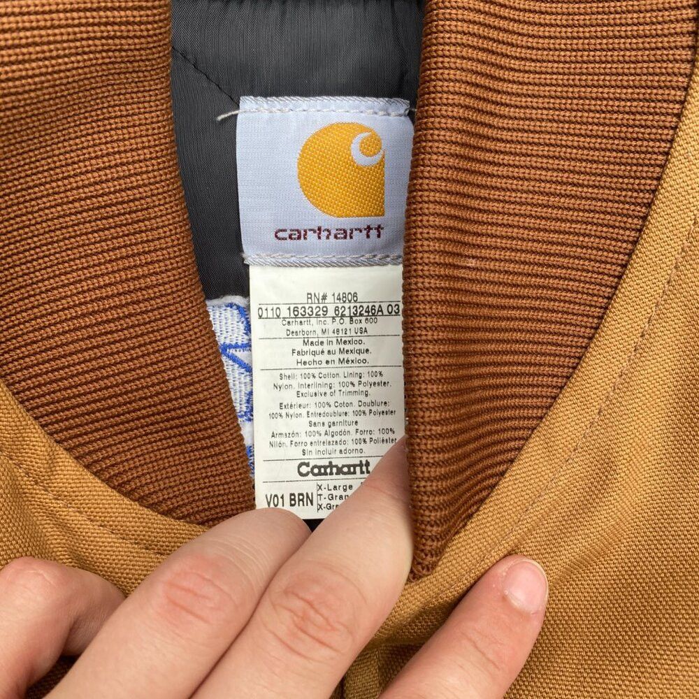 Carhartt Vintage 90s Carhartt Insulated Canvas Vest XL Brown Size US XL / EU 56 / 4 - 5 Thumbnail
