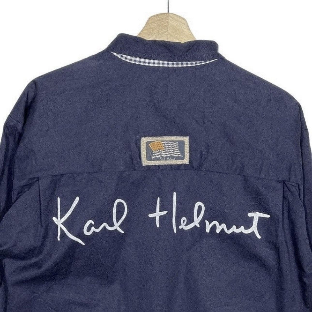 Karl Helmut karl helmut bomber jacket big logo embroidered Size US M / EU 48-50 / 2 - 3 Thumbnail