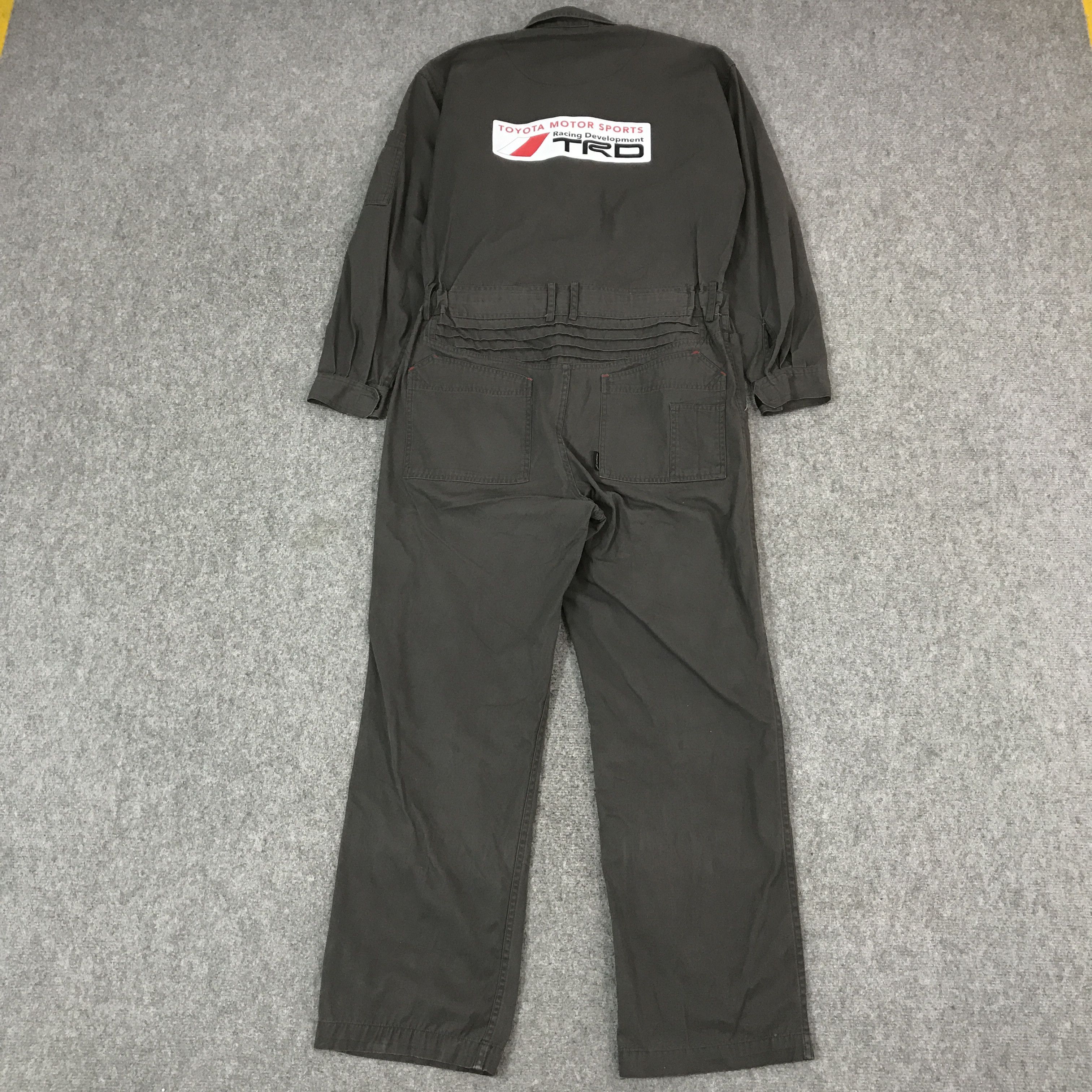 Japanese Brand VINTAGE TOYOTA TRD RACING MOTORSPORT COVERALL JACKET Size US L / EU 52-54 / 3 - 1 Thumbnail