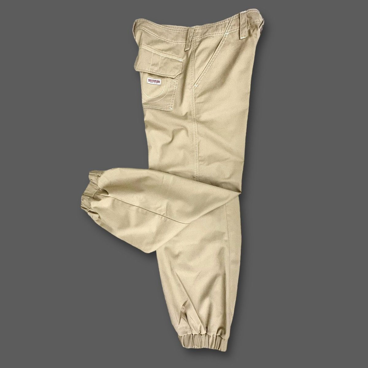 Lucky Brand True Religion Women’s Bobby Baggy Tan Cargo Joggers Sz M Size 34" / US 12 / IT 48 - 7 Thumbnail