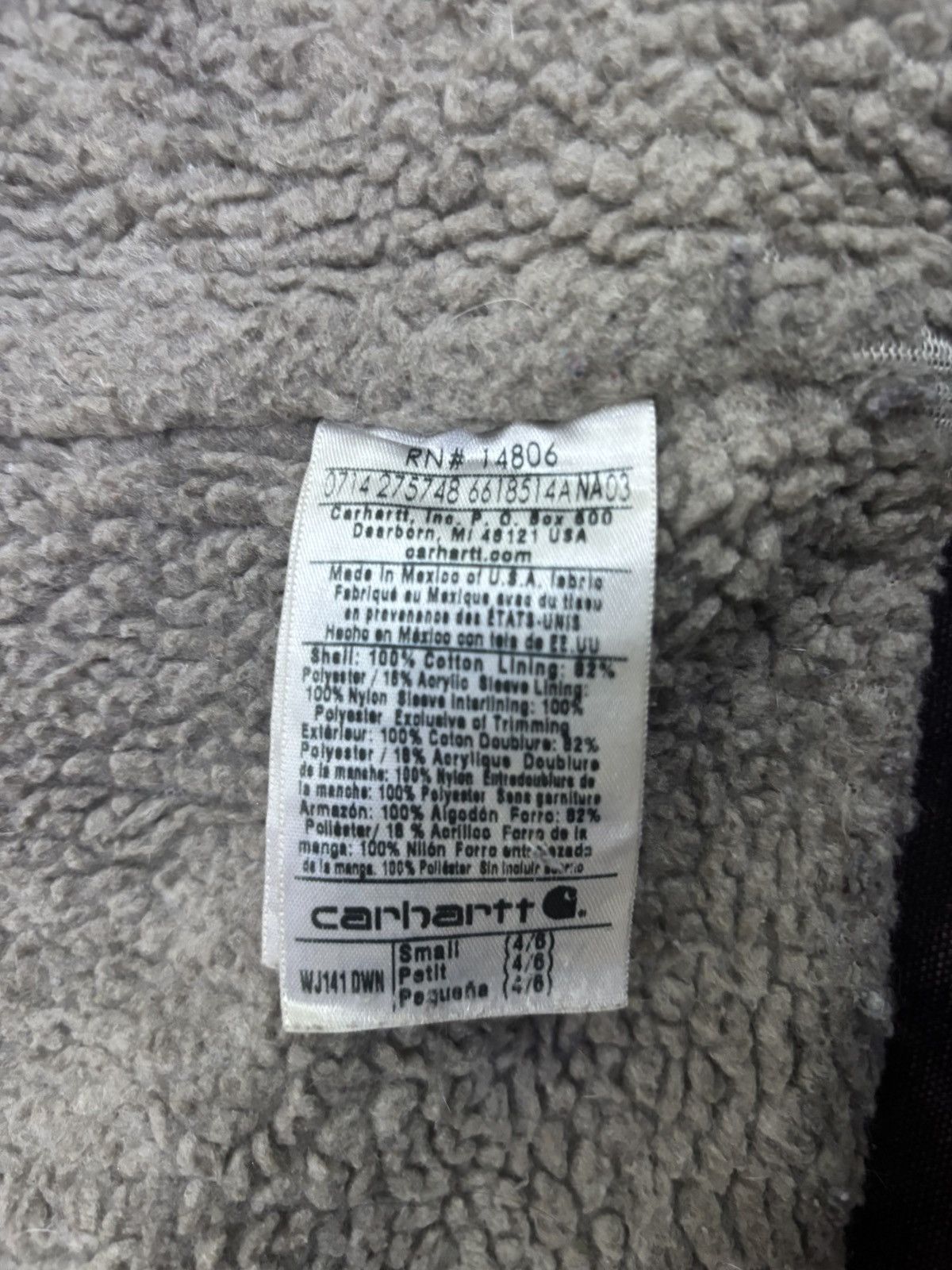 Carhartt Carhartt jacket WJ141DWN Size US S / EU 44-46 / 1 - 7 Thumbnail