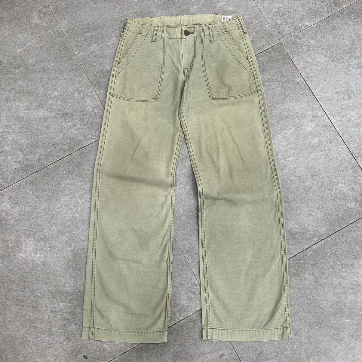 Orslow Vintage 90s Orslow Fatigu Pants Size US 29 - 1 Thumbnail