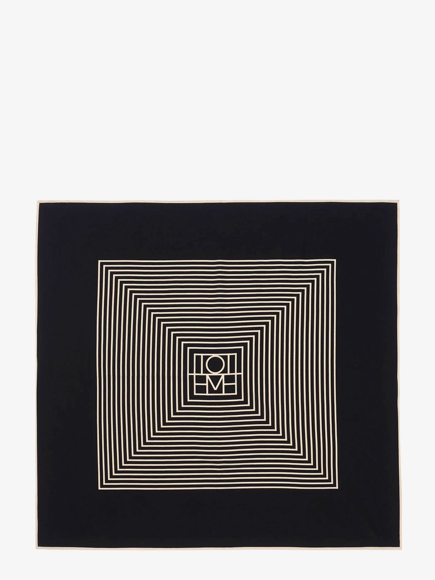 Centered Monogram Silk Foulard, Women's