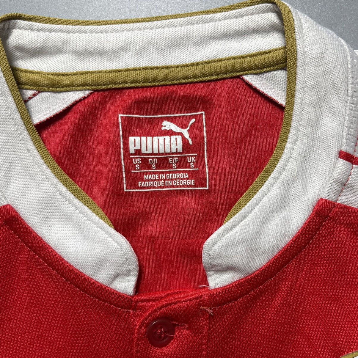 Puma ARSENAL PUMA 2015/2016 FOOTBALL SOCCER HOME JERSEY #10 OZIL Size US S / EU 44-46 / 1 - 5 Thumbnail