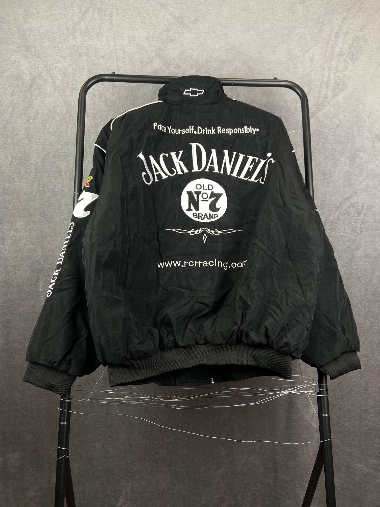 Vintage Vintage Jack Daniel’s Black Jacket Size M Size US M / EU 48-50 / 2 - 2 Thumbnail