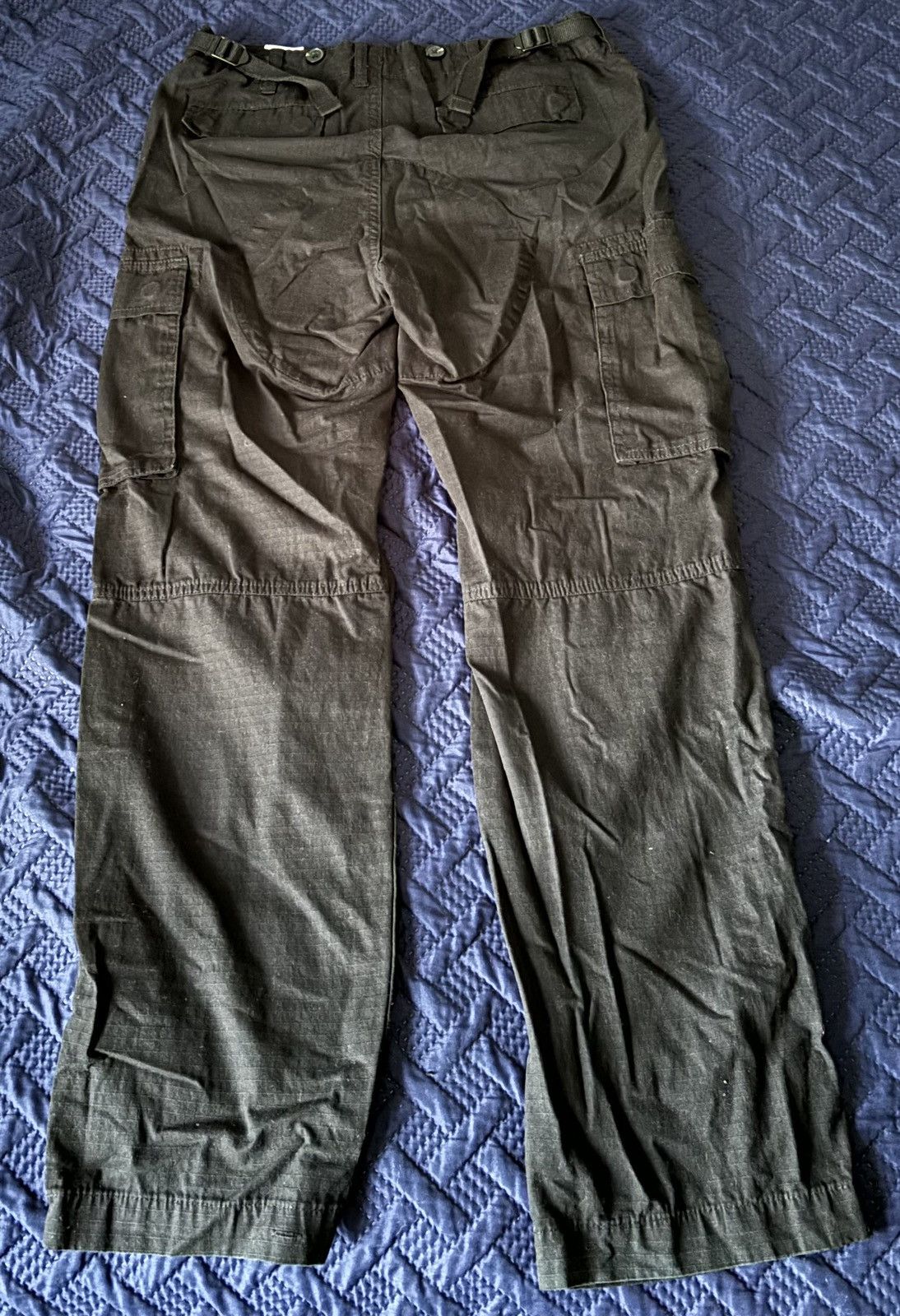 MNML × Vintage MNML Black Vintage Cargo Pants Size US 32 / EU 48 - 2 Thumbnail