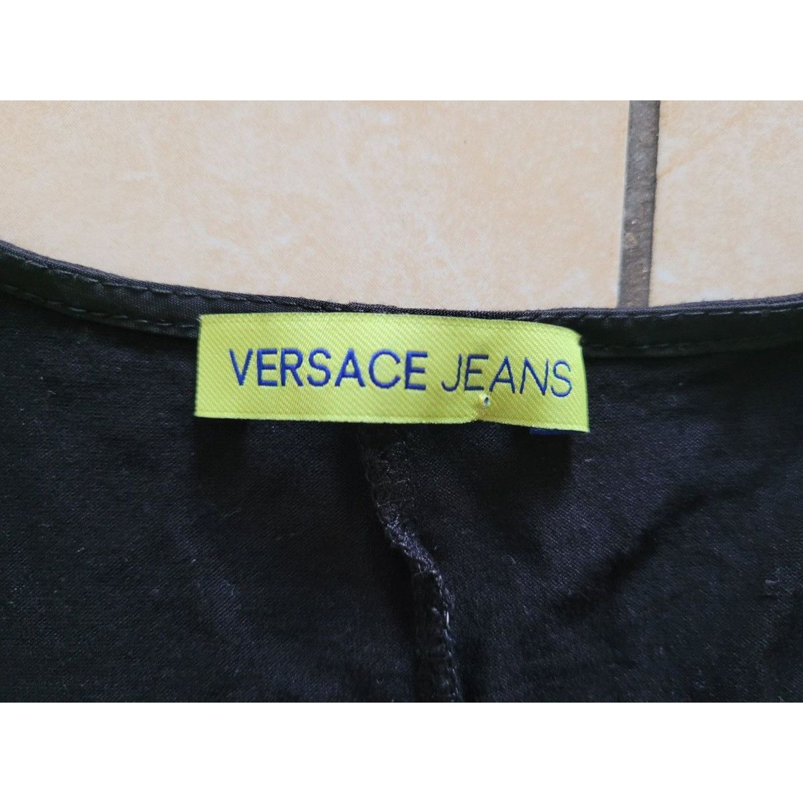 Versace Versace Jeans Ruched Front Zip Long-Sleeve Dress Size XS / US 0-2 / IT 36-38 - 3 Thumbnail