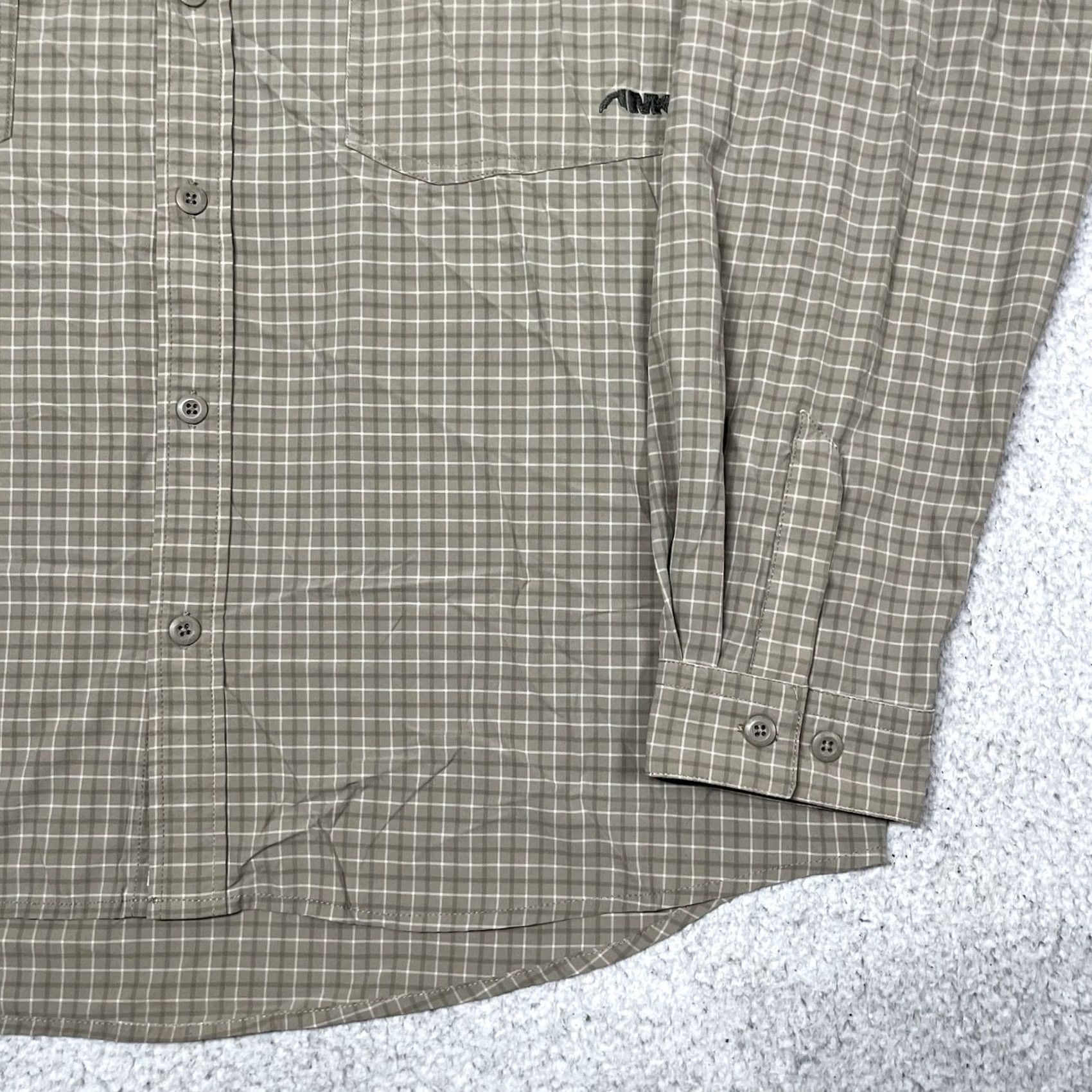 Mountain Khakis Mountain Khakis Shirt Mens XL Brown Plaid Button-Down Lightweight Vented Cotton Nylon Spandex Size US XL / EU 56 / 4 - 7 Thumbnail