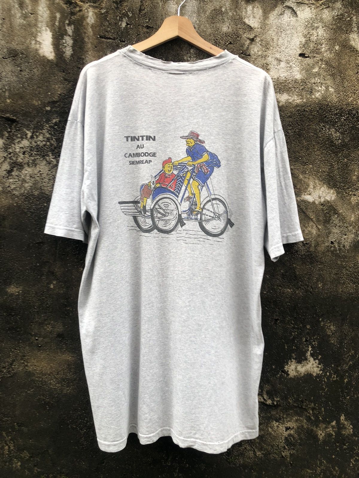 Cartoon Network × Vintage Vintage Tintin Adventure Tshirt Distressed Size US XL / EU 56 / 4 - 2 Thumbnail