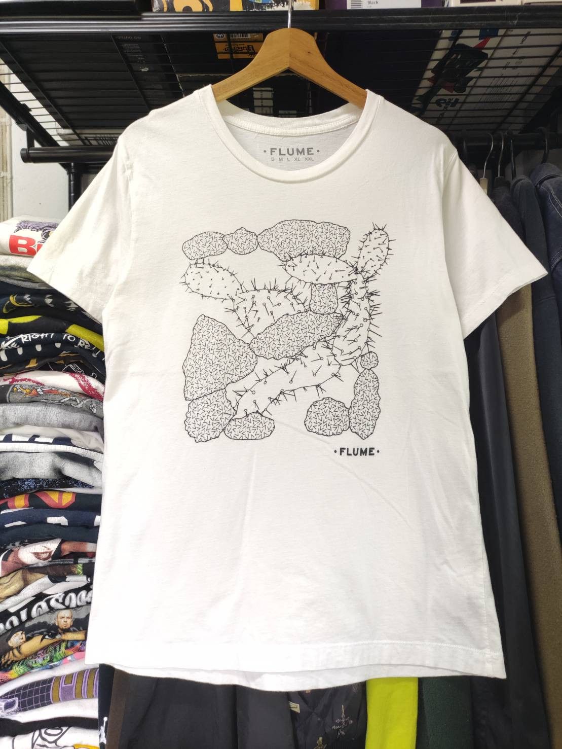 Band Tees Flume " Smoke & Retribution " Single Promo T-Shirt Size US M / EU 48-50 / 2 - 2 Thumbnail