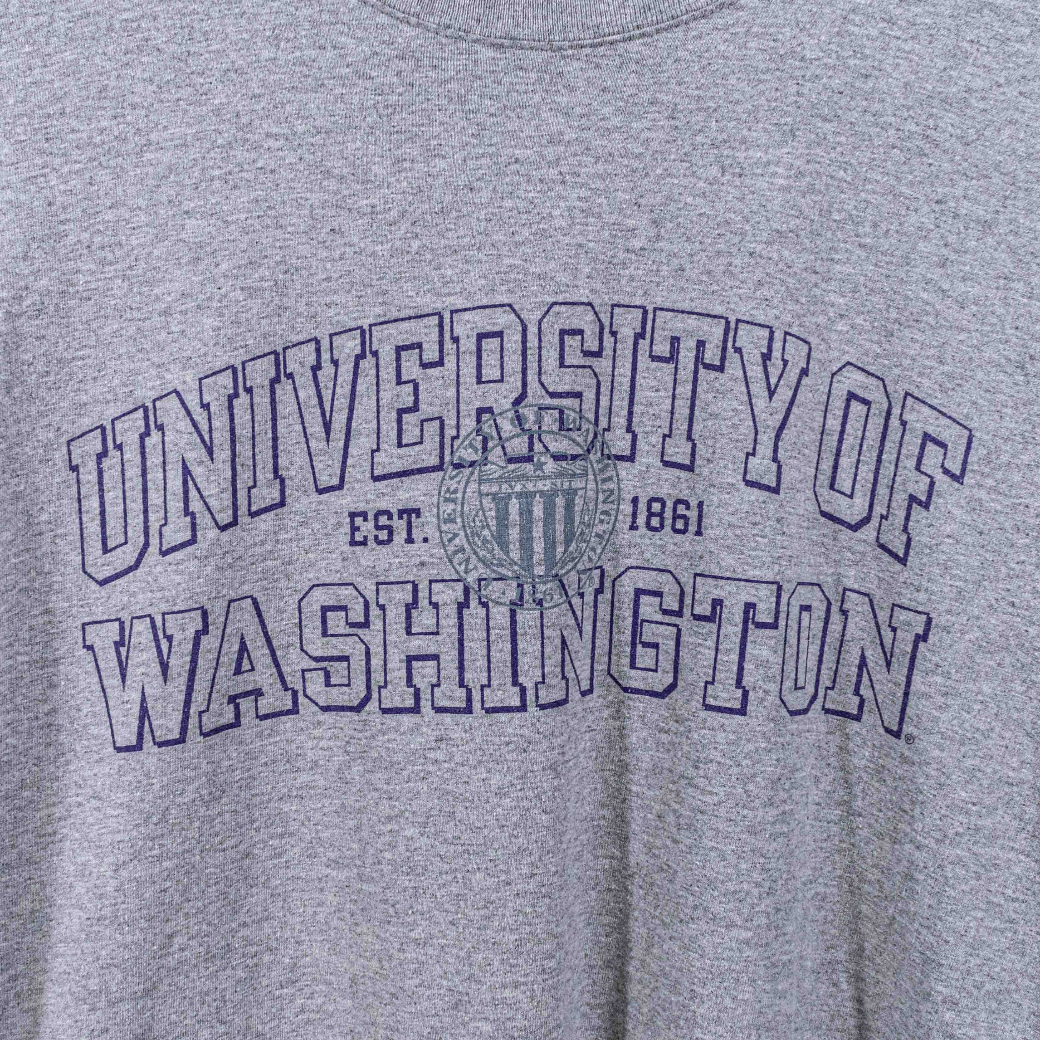 Champion University of Washington Champion T-Shirt Y2K College Sports Size US XL / EU 56 / 4 - 4 Thumbnail