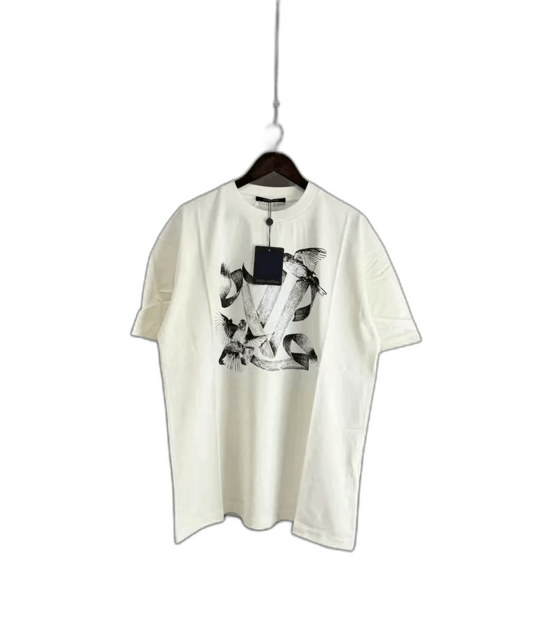 Louis Vuitton Louis Vuitton White Short Sleeve TShirt-2506 Size US XL / EU 56 / 4 - 1 Thumbnail