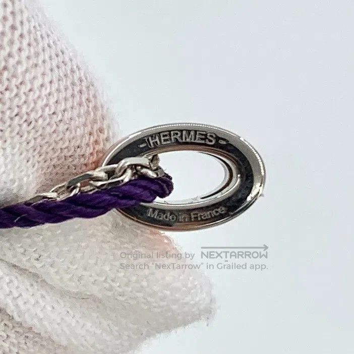 Hermes Hermes Silver H Letter Pendant Necklace| Size ONE SIZE - 8 Thumbnail
