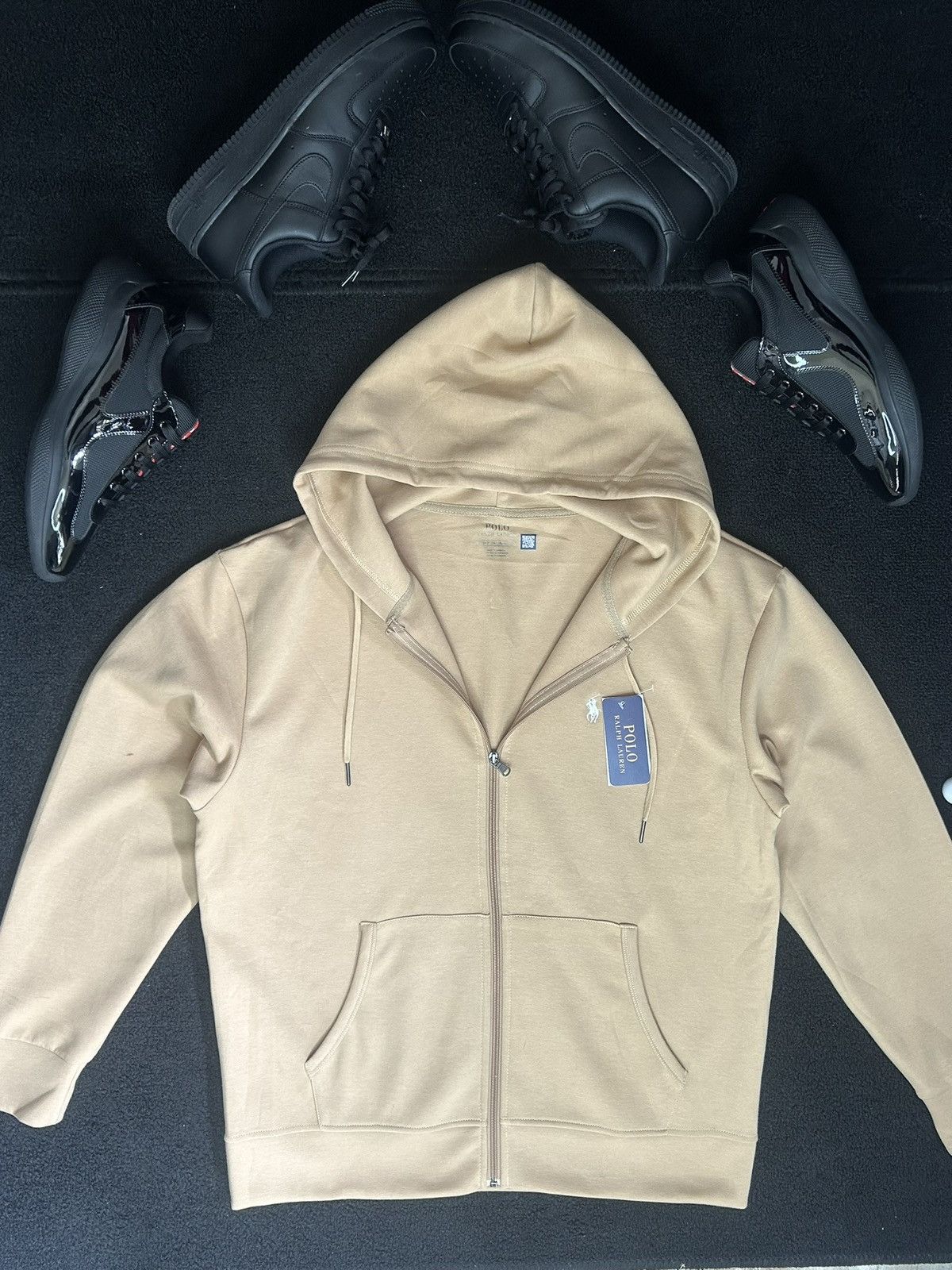 Polo Ralph Lauren Polo Ralph Lauren Men's Double-Knit Full-Zip Hoodie Size US M / EU 48-50 / 2 - 3 Thumbnail