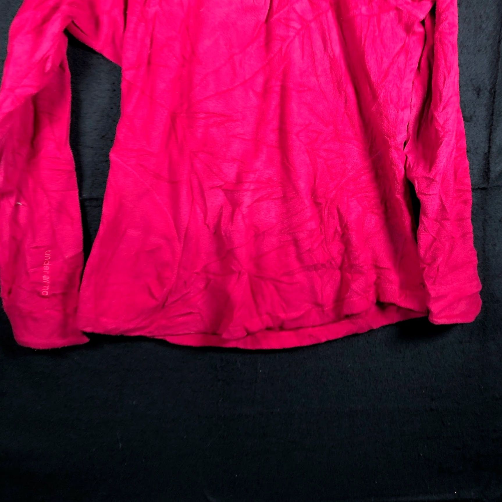 Under Armour Under Armour Womens Sweater Pink 1/4 Zip Fleece Lightweight Small Pullover Long Sleeve Casual Workwear Mens Womens Girls Size S / US 4 / IT 40 - 3 Thumbnail