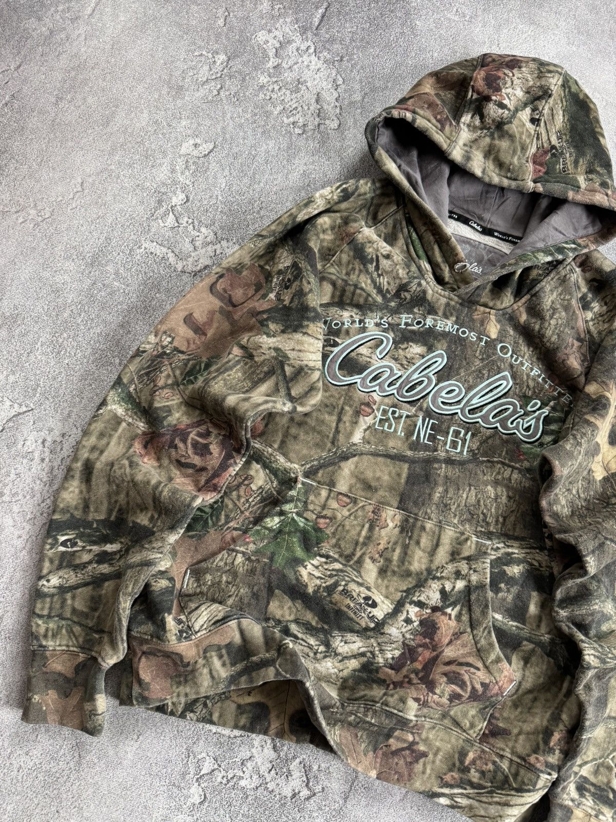 Cabelas Cabela’s M real tree 🌳 camouflage camo hoodie jumper Y2K Size US M / EU 48-50 / 2 - 2 Thumbnail