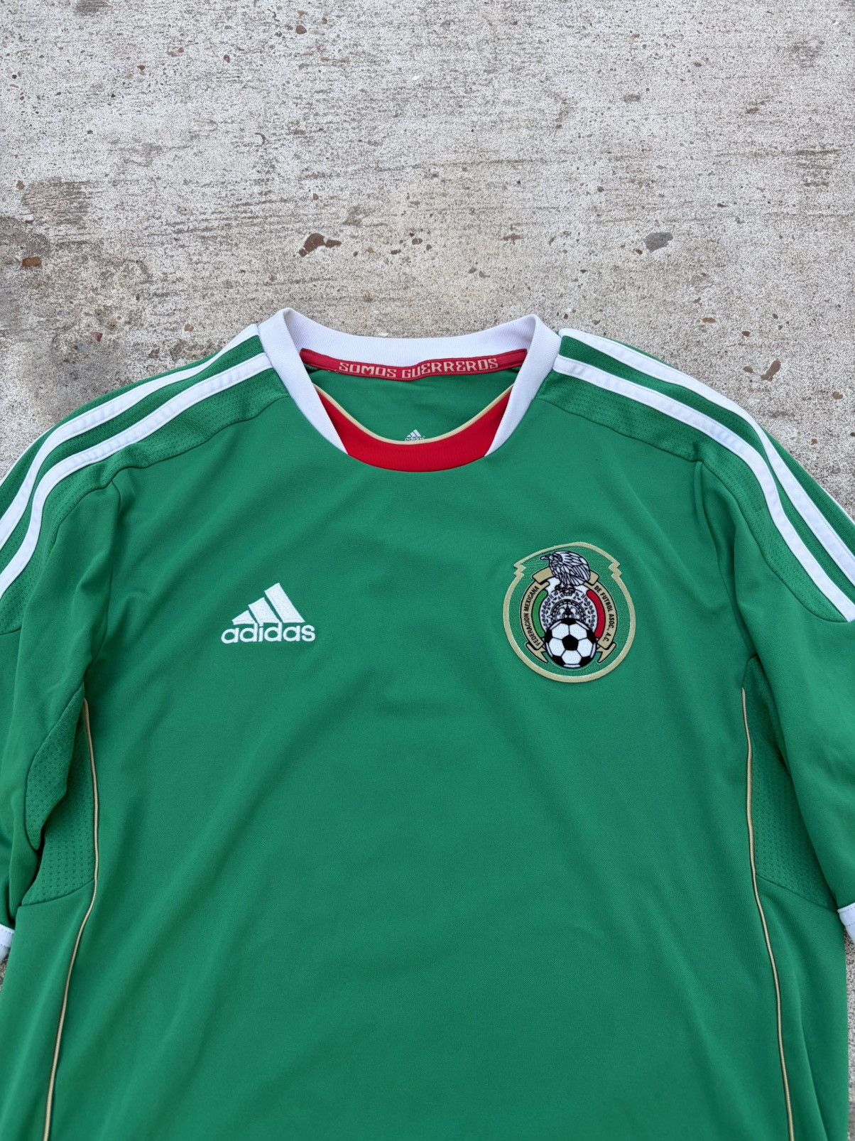 Adidas 2011/12 Adidas Mexico national team Home soccer jersey Size US S / EU 44-46 / 1 - 2 Thumbnail