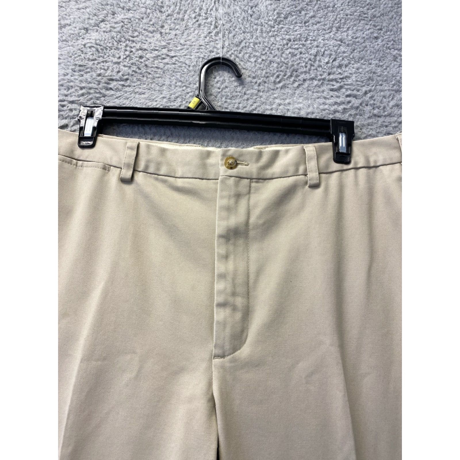 Orvis Orvis Pants Mens 40 X 34 Chino Regular Straight Tan Cotton Slash Pockets Size US 40 / EU 56 - 2 Thumbnail