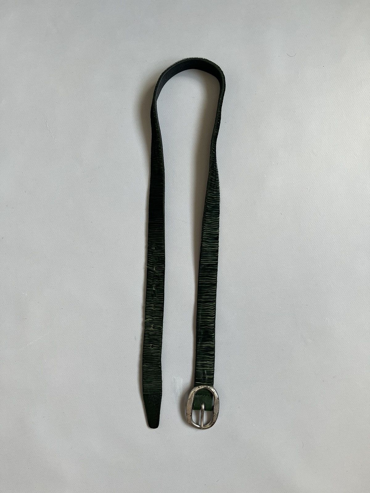 Orciani Orciani Green Genuine Leather Unisex Belt Size ONE SIZE - 5 Thumbnail