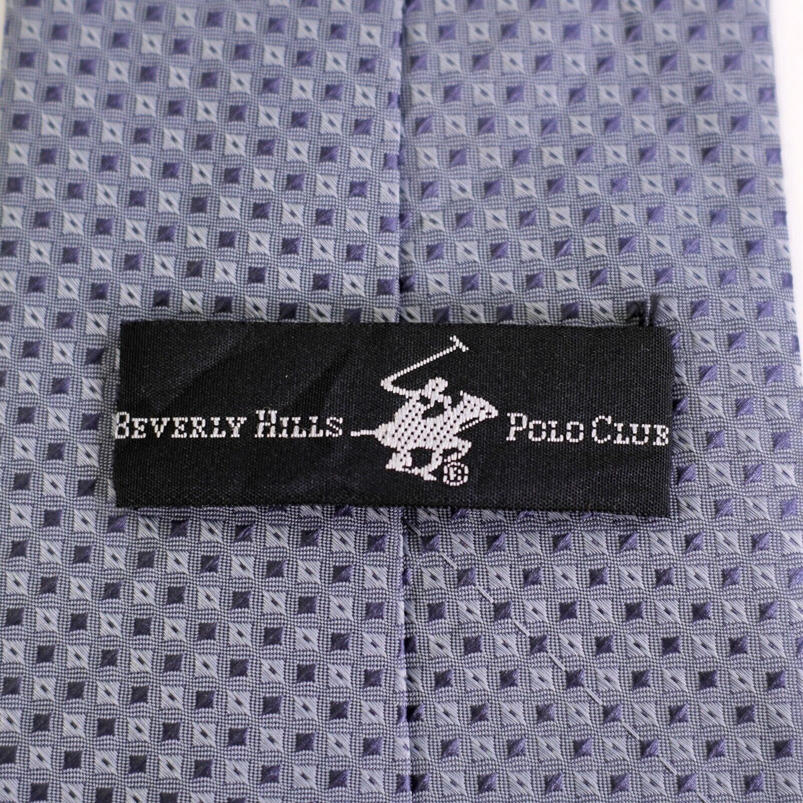 Beverly Hills Polo Club Beverly Hills Polo Club Silver Gray Woven Polyester Geometri Size ONE SIZE - 3 Thumbnail