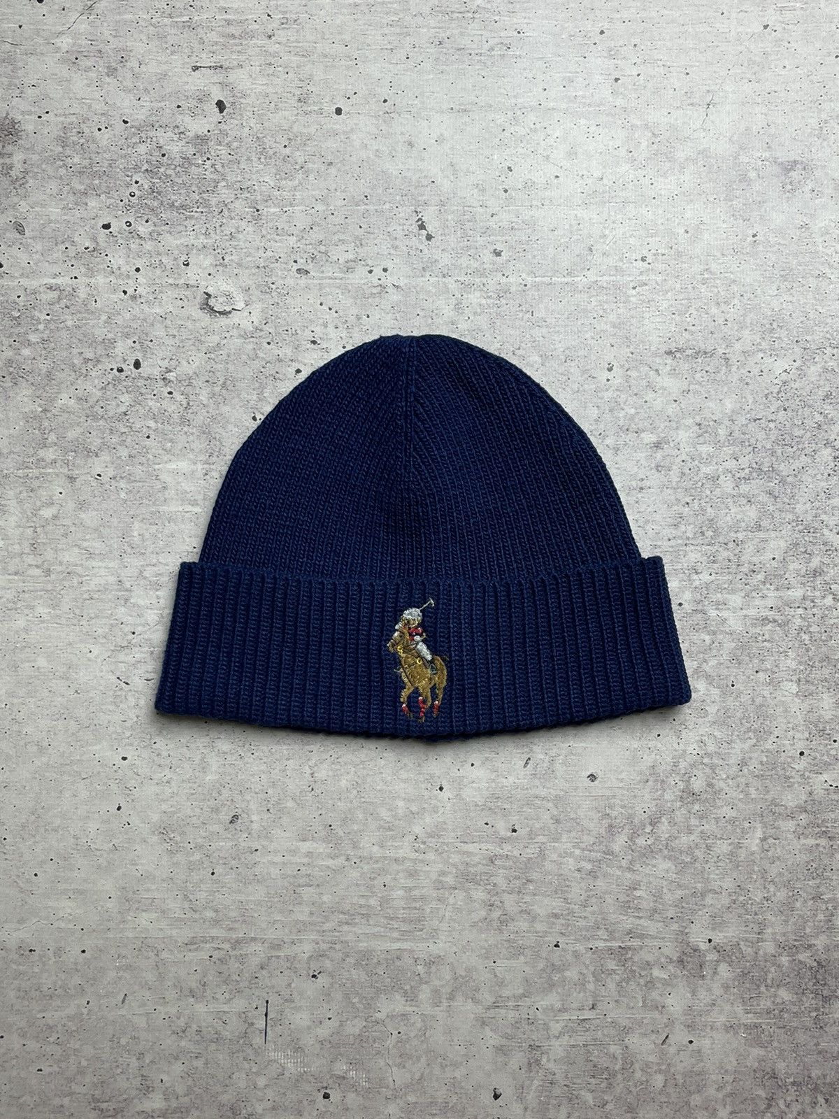 Polo Ralph Lauren × Vintage Rare Vintage Polo Ralph Lauren Beanie Hat Size ONE SIZE - 1 Thumbnail