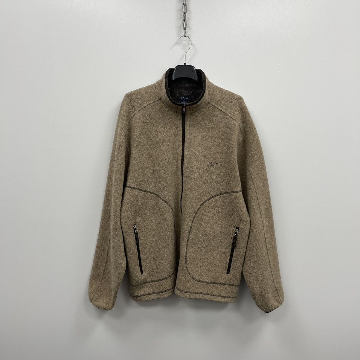 Gant Gant Wool Fleece Vintage Jacket Brown Size US XL / EU 56 / 4 - 1 Thumbnail