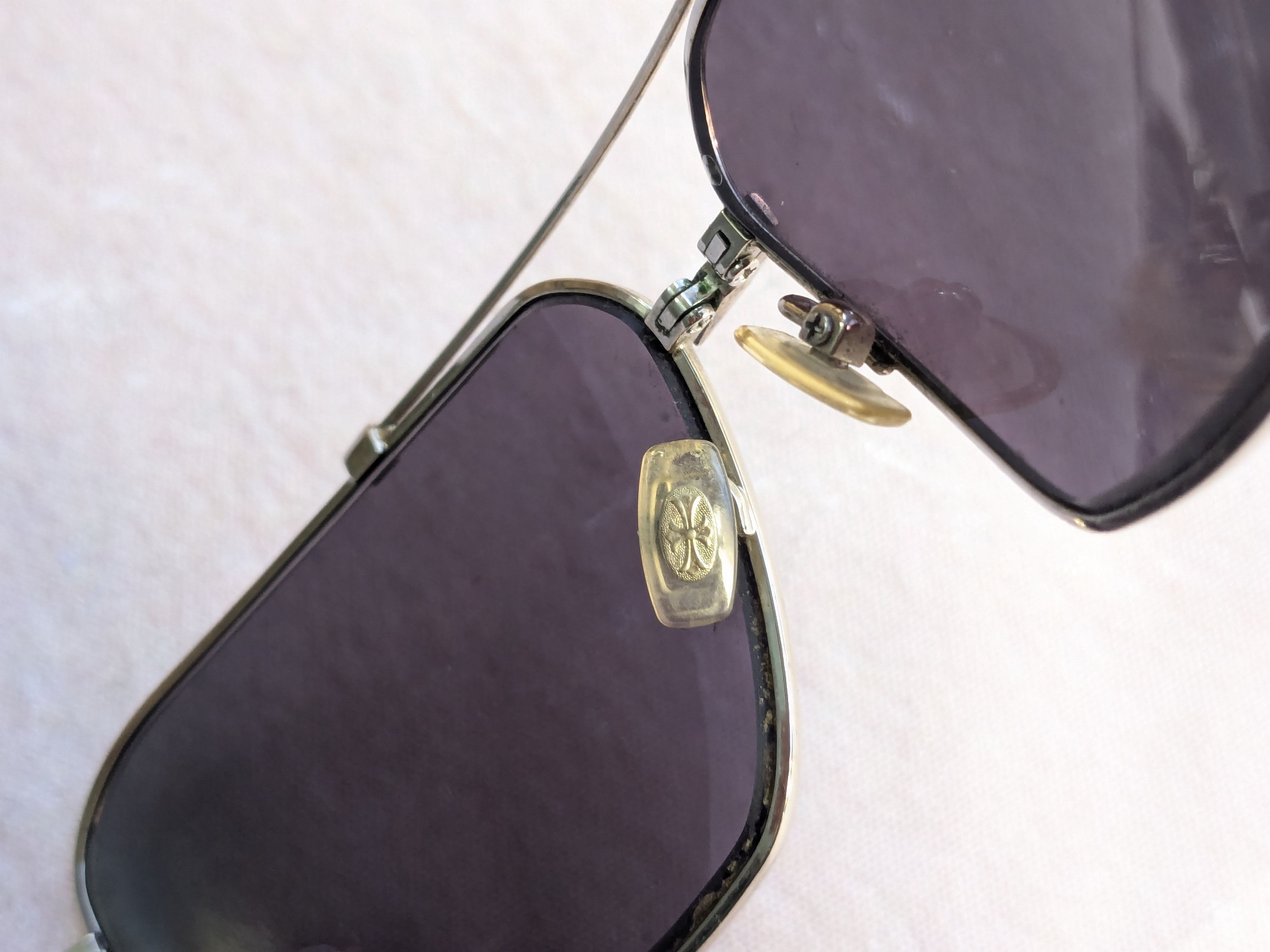 Chrome Hearts Chrome Hearts Aviator Sunglasses Oral Blue Silver Cross Y2K Size ONE SIZE - 9 Thumbnail