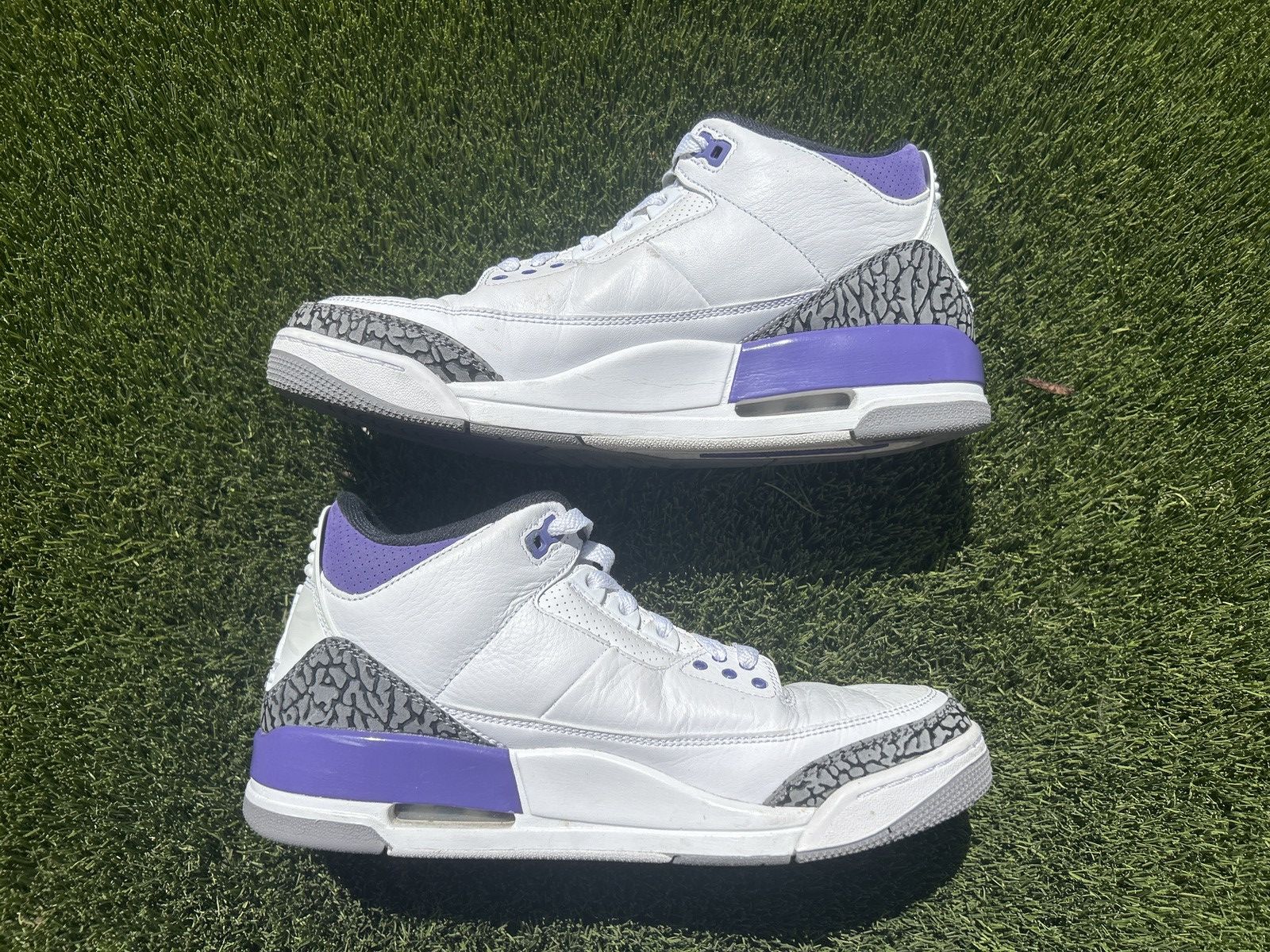 Nike Air Jordan 3 Retro “Dark Iris” Size US 9.5 / EU 42-43 - 2 Thumbnail