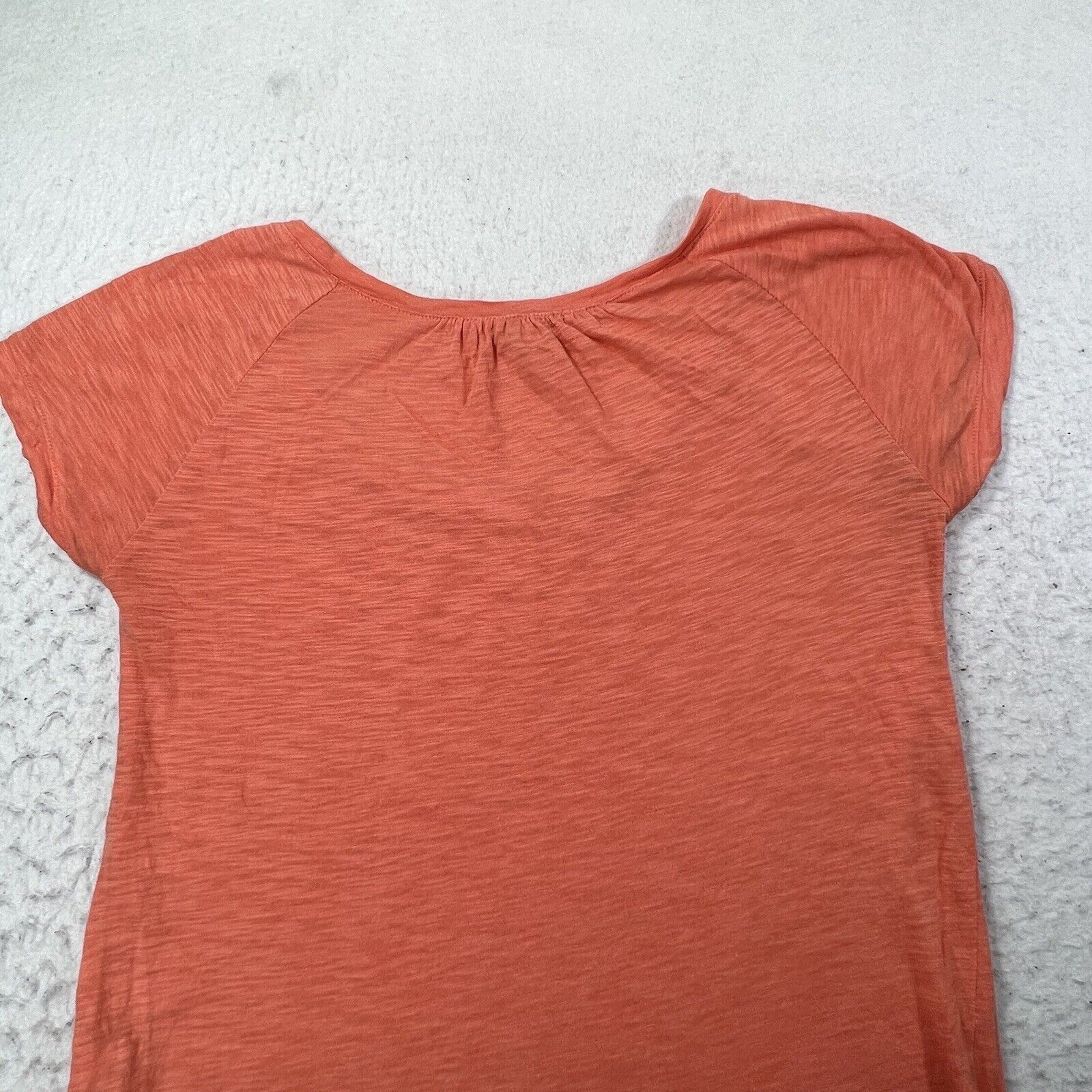 Lucky Brand Lucky Brand Short Sleeve Shirt Button Shoulder Top Size XS / US 0-2 / IT 36-38 - 10 Thumbnail