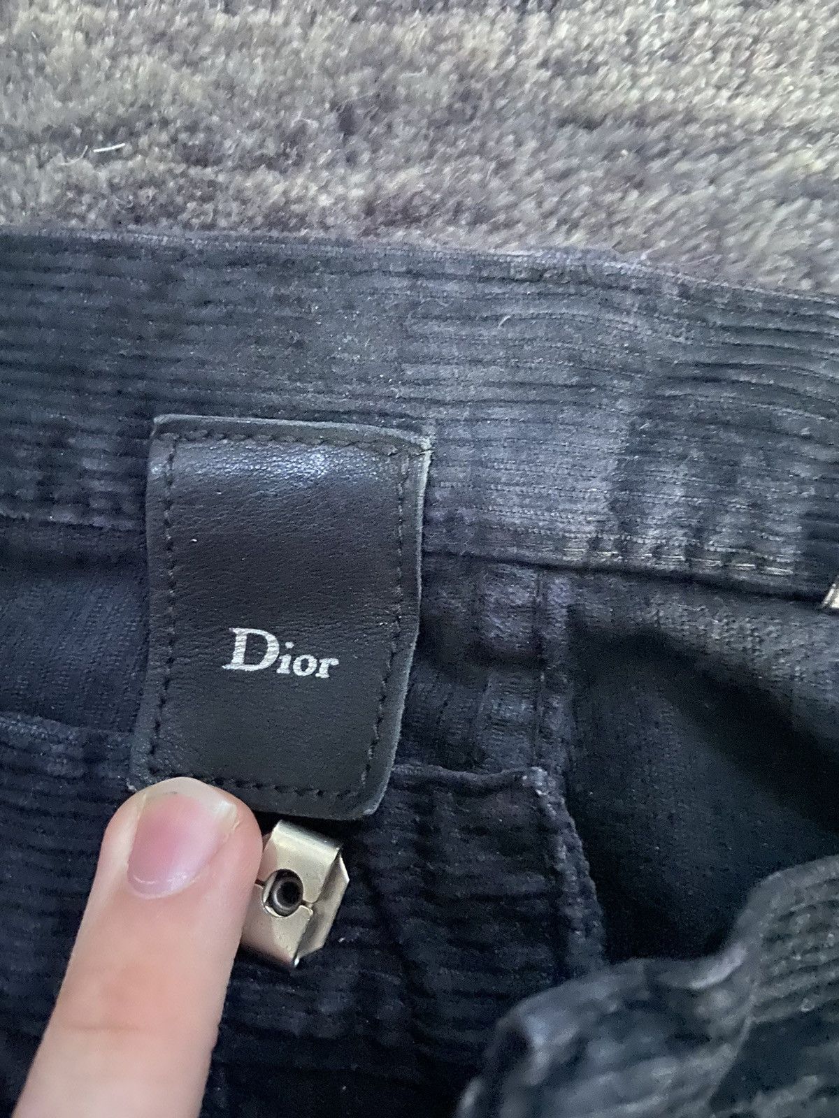 Dior Dior AW04 Corduroy Pants Blue Size US 36 / EU 52 - 5 Thumbnail