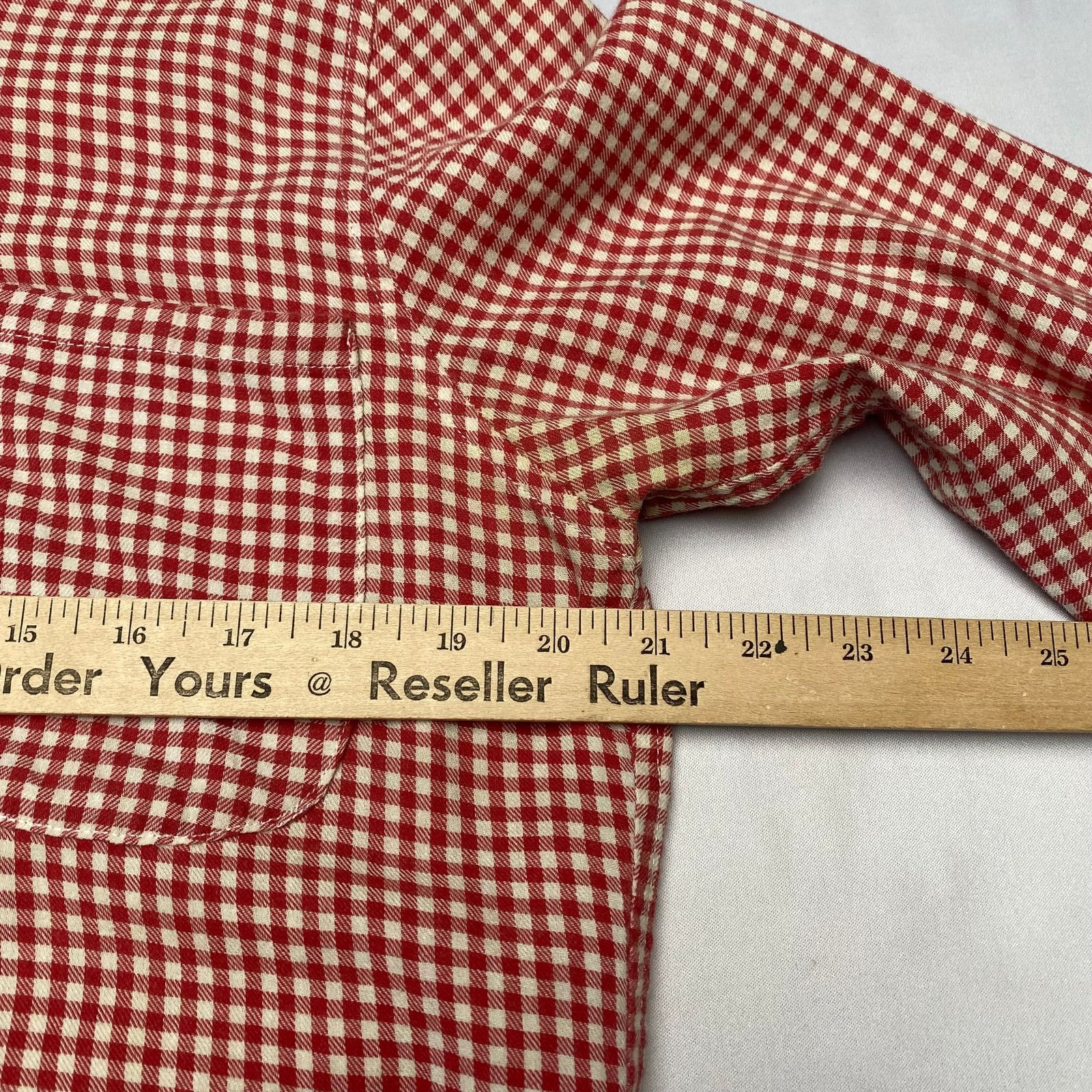 Wolf vs Goat Wolf vs Goat WvG Gingham Check Pocket Button Up Shirt XL Size US XL / EU 56 / 4 - 6 Thumbnail
