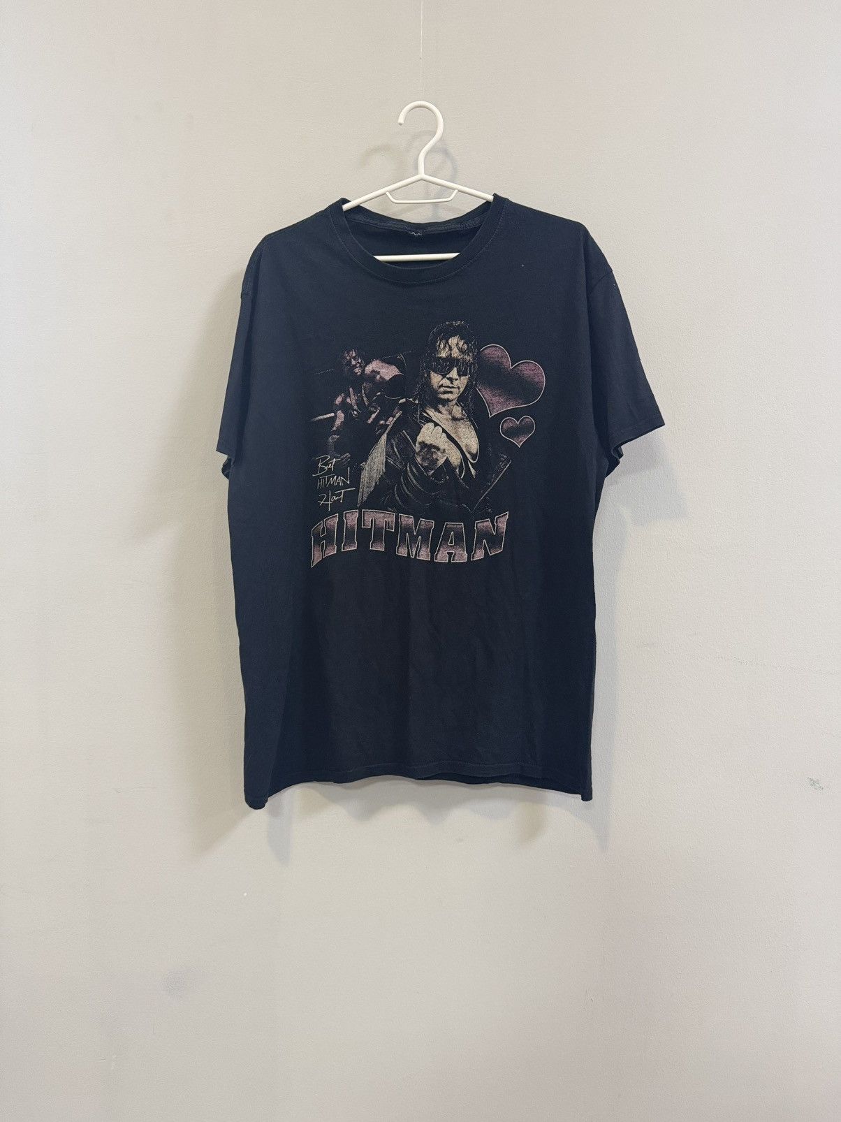 WWE Vintage Bret Hart Hitman Wrestling Razor Undertaker Sting Size US L / EU 52-54 / 3 - 1 Thumbnail