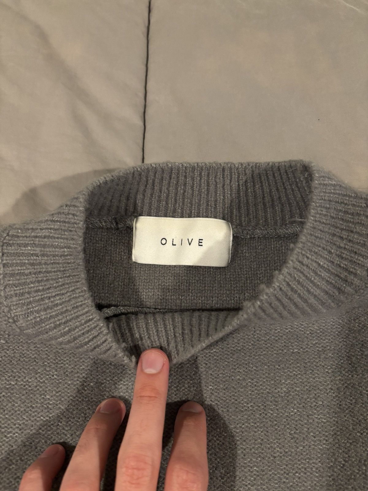 Olive Taiji Knit Size US M / EU 48-50 / 2 - 3 Thumbnail
