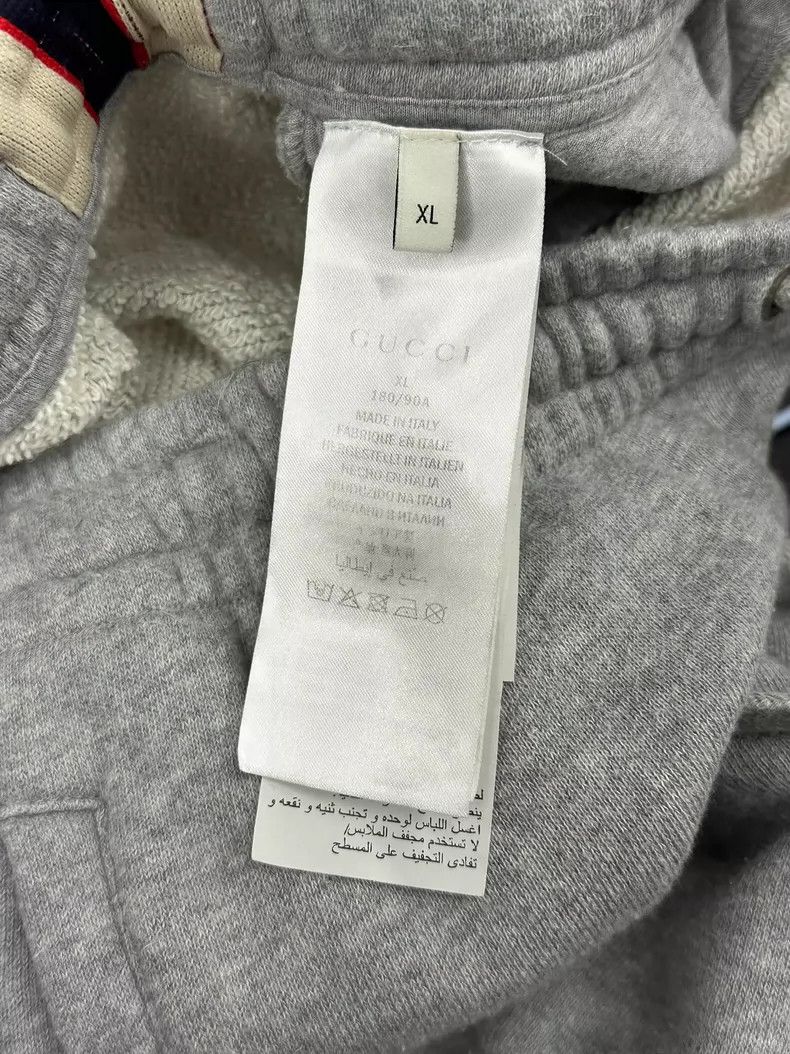 Gucci Gucci SizeXL Gray tiger head letter logo drawstring sweatpa Size US 31 - 5 Thumbnail