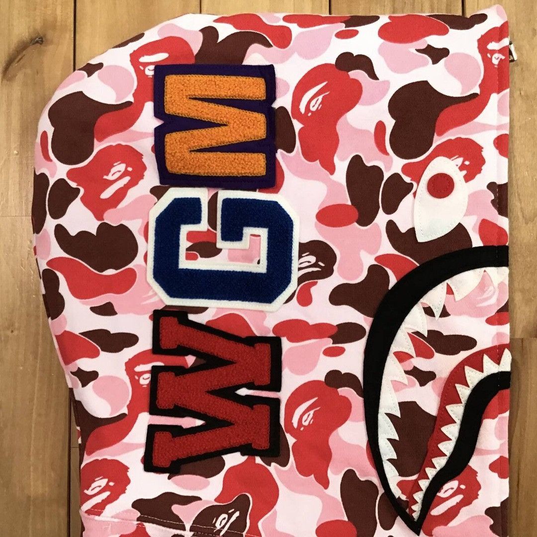 Bape 2008 🔥Hiroshima store camo🔥 BAPE shark full zip hoodie NIGO Size US XL / EU 56 / 4 - 4 Thumbnail