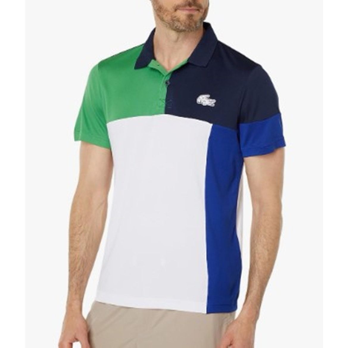 Lacoste Lacoste Men's Sport Breathable Color Pique Polo Shirt XXL Size US XXL / EU 58 / 5 - 1 Thumbnail