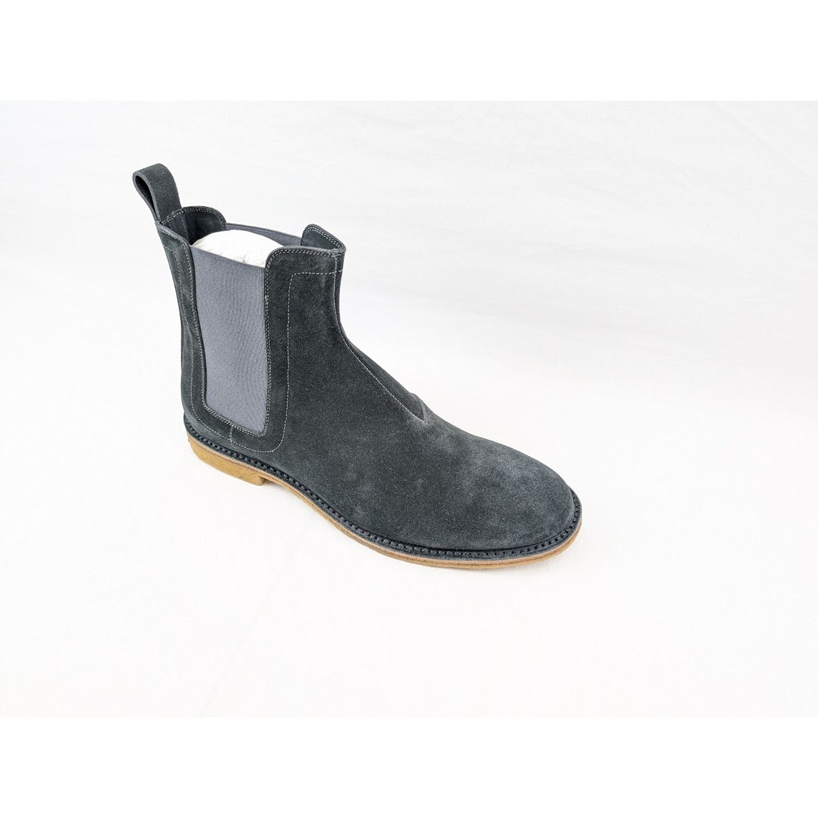 Bottega Veneta o1rshd1 Calf Suede Pelle Boots in Ardoise Size US 13 / EU 46 - 2 Thumbnail