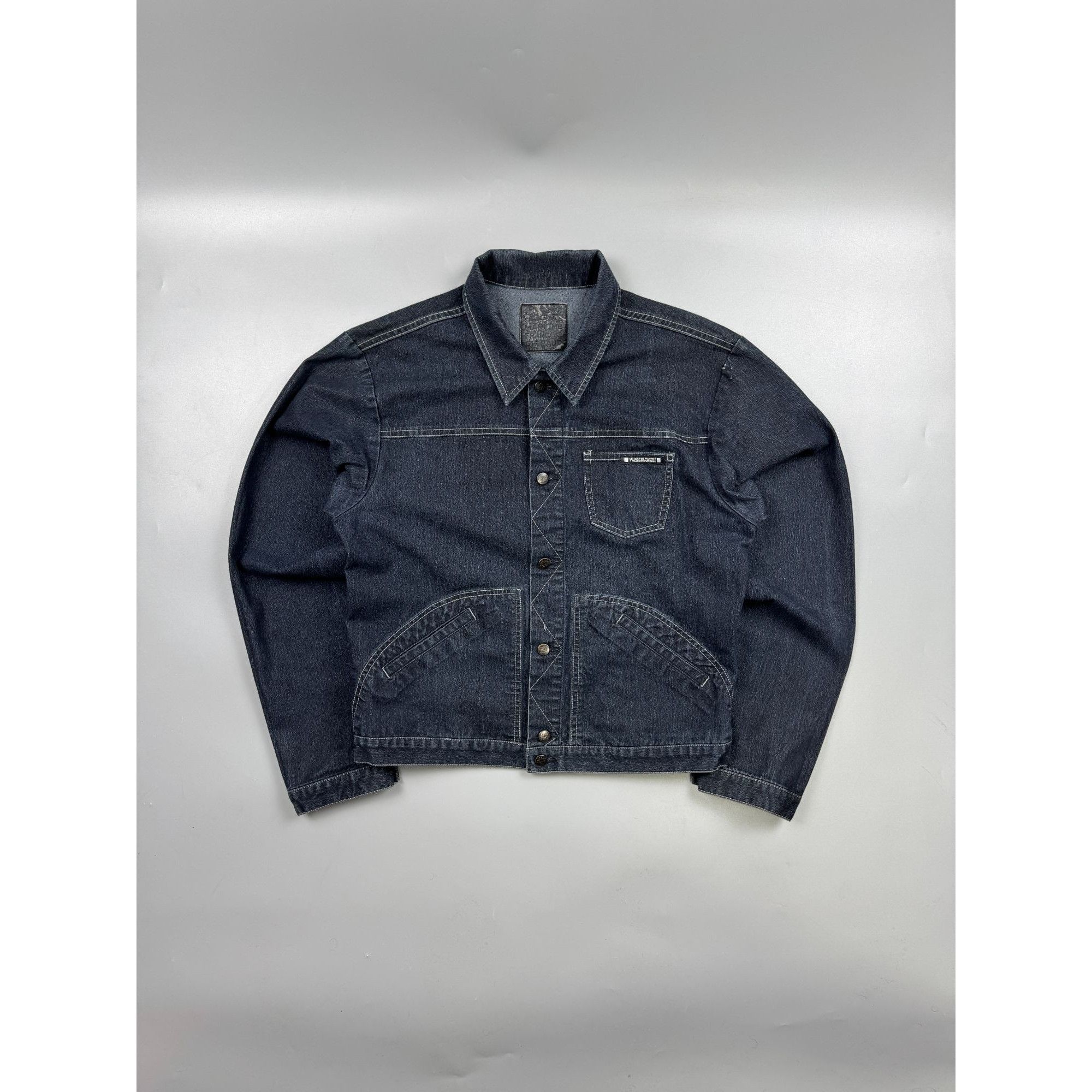 Marithe + Francois Girbaud Vintage Marithe Francois Girbaud Denim Trucker Jacket Size L / US 10 / IT 46 - 1 Thumbnail