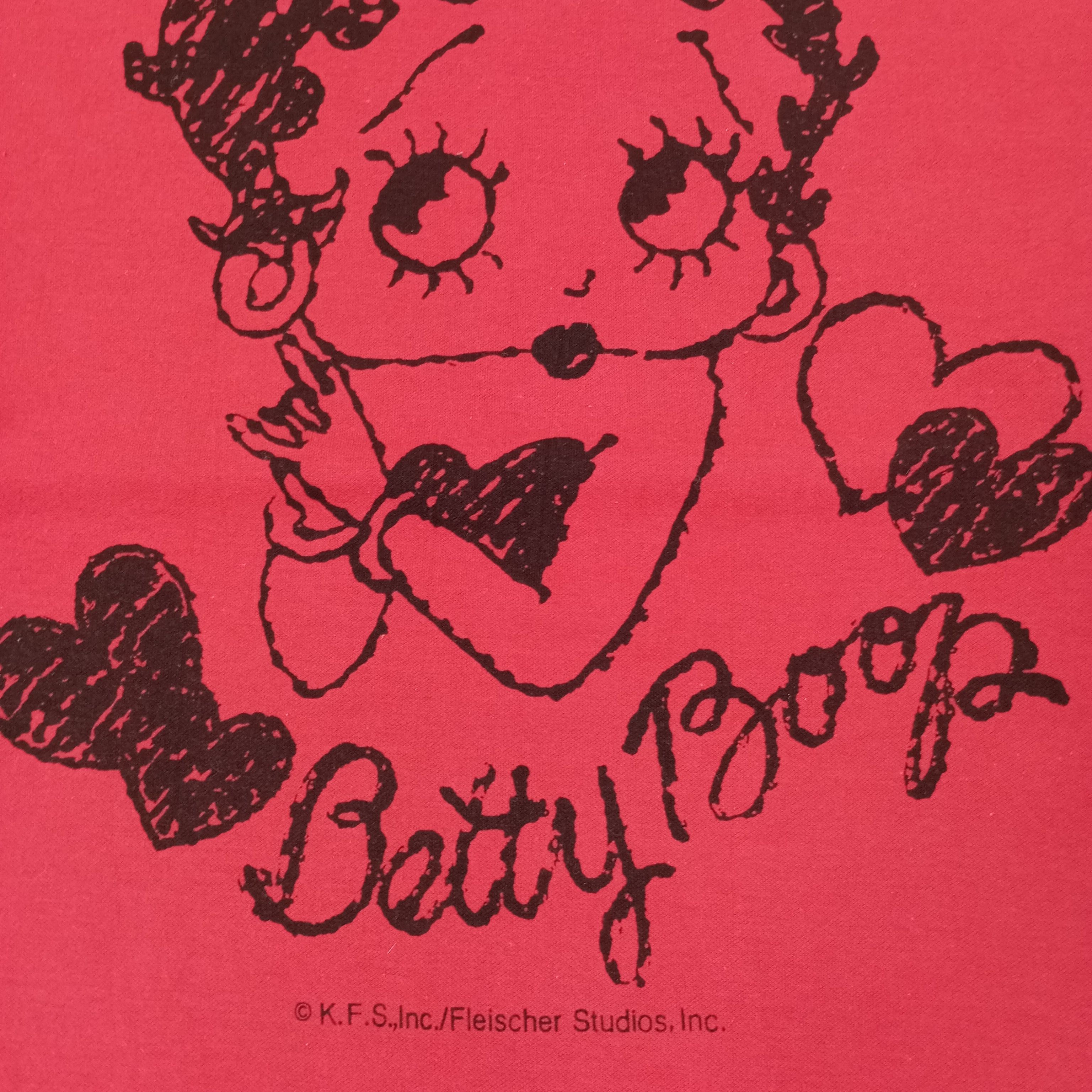 Vintage Vintage Betty Boop Cartoon Sweatshirt c233n16 Size US M / EU 48-50 / 2 - 2 Thumbnail