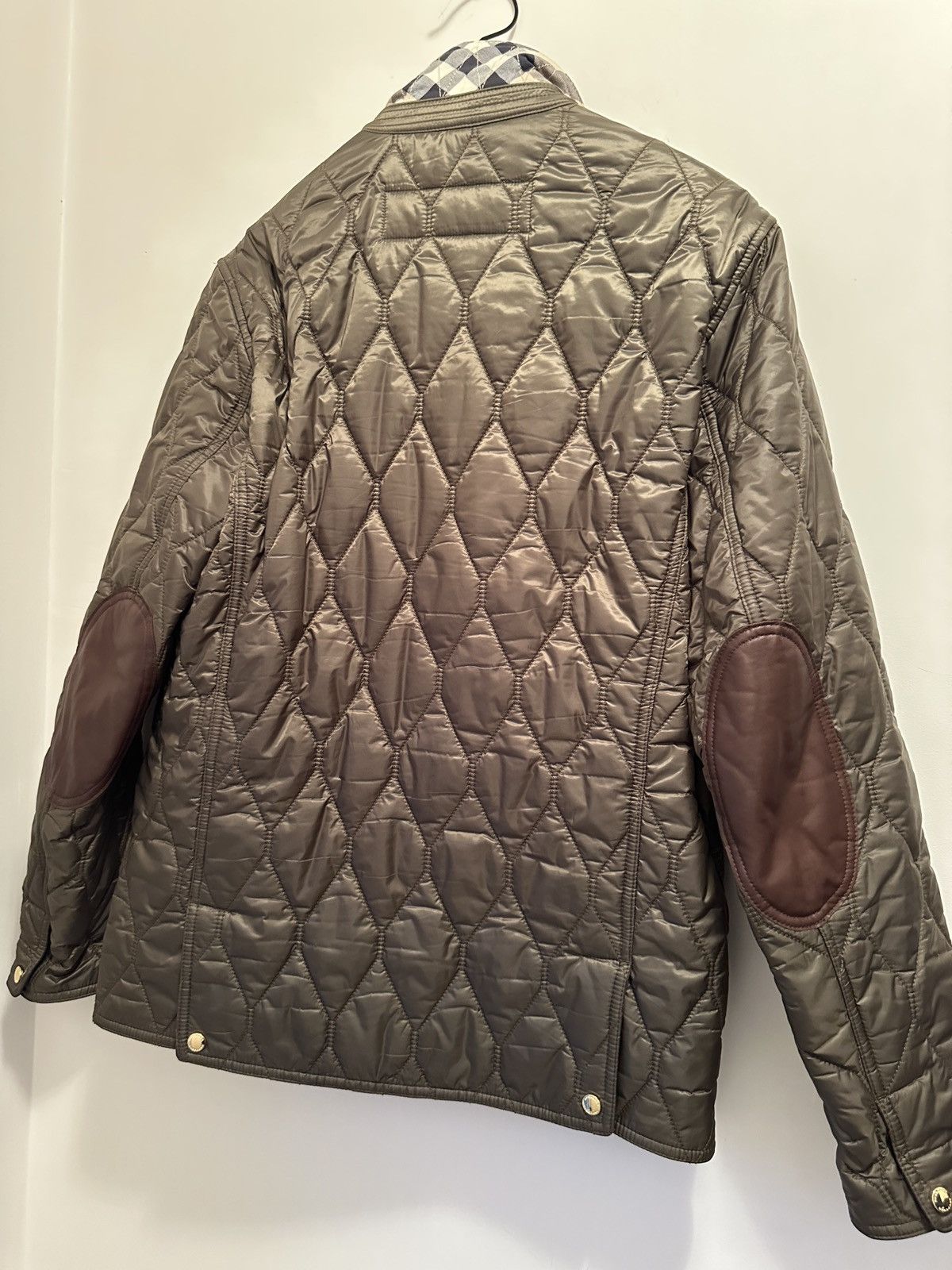 Burberry Burberry Quilted Blazer Jacket Olive Size US M / EU 48-50 / 2 - 4 Thumbnail