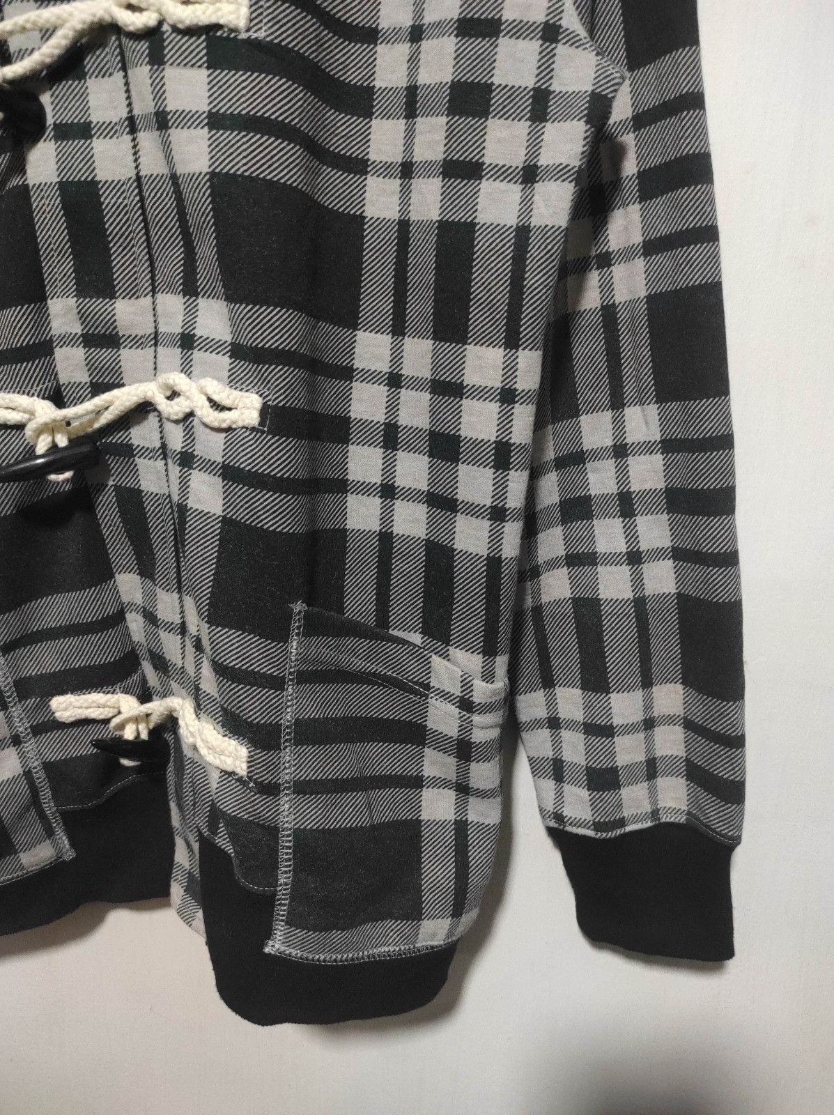 Japanese Brand TK mixpice plaid double zip fur hoodie LGB style Size US M / EU 48-50 / 2 - 5 Thumbnail