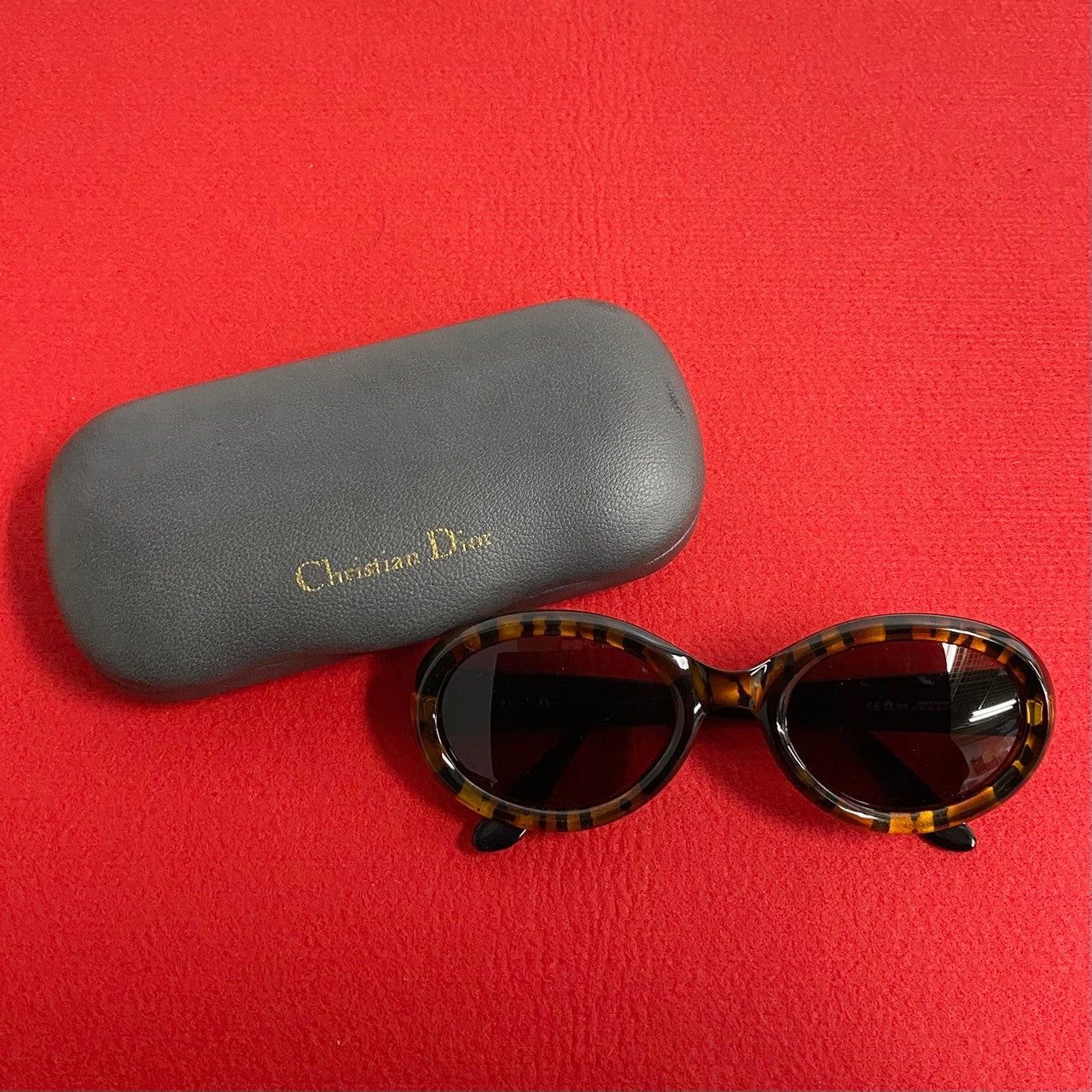 Dior Dior Sunglasses Brown Plastic Size ONE SIZE - 1 Thumbnail