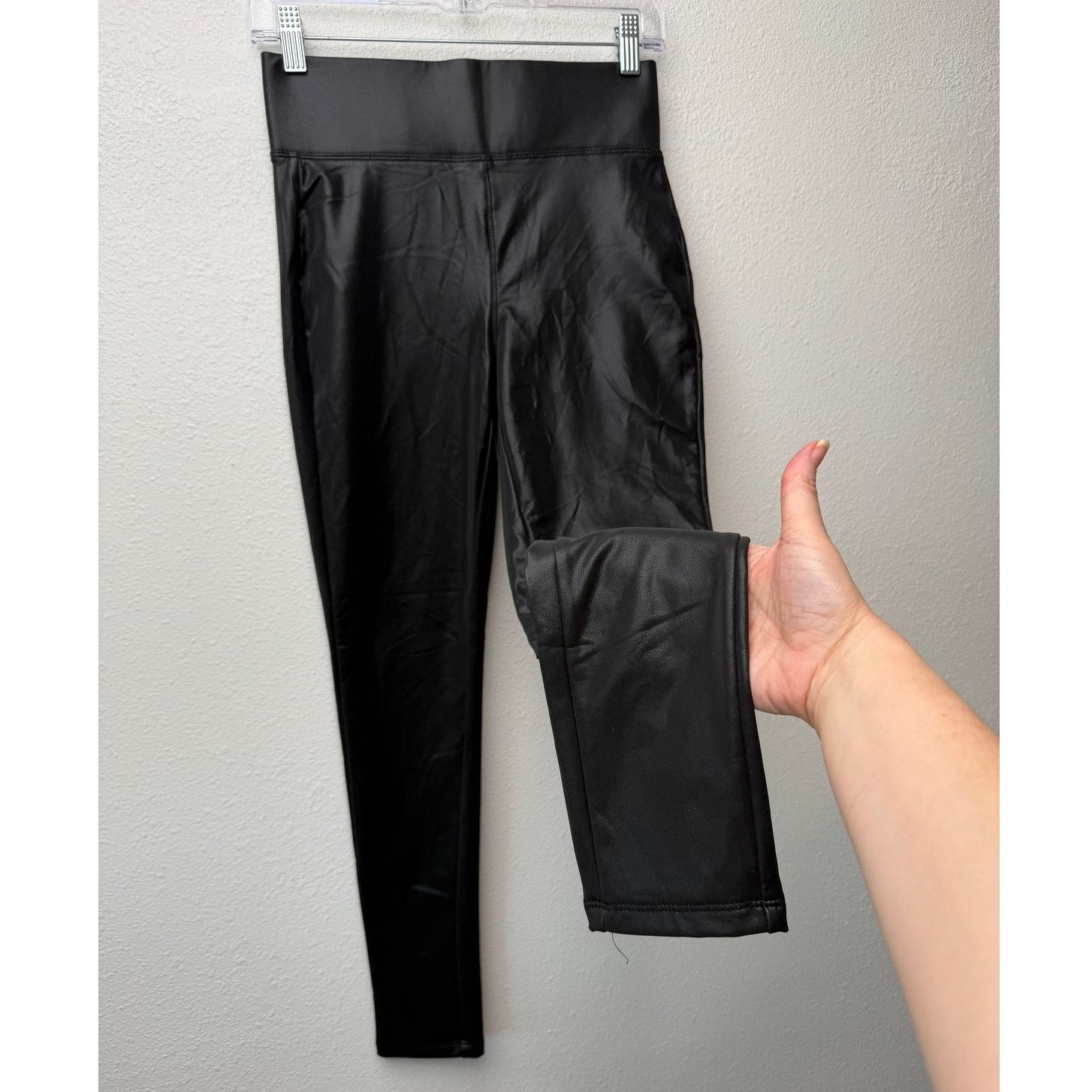 Fashion Nova NWT Fashion Nova Faux Leather Leggings Black Women US S Size 26" / US 2 / IT 38 - 1 Thumbnail