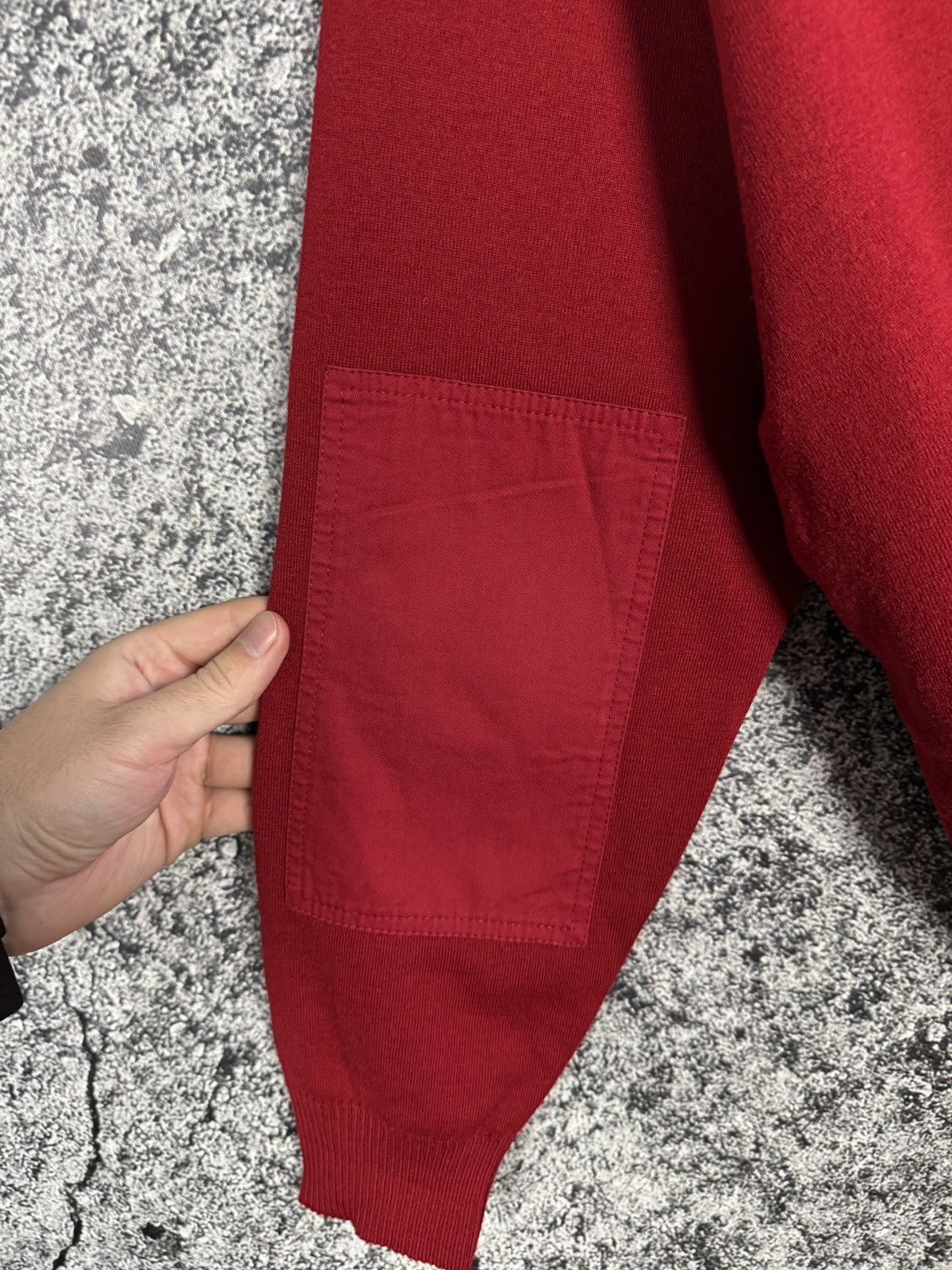 Paul & Shark Paul Shark Wool Sweater Red Henley Knit Made In Italy XL Size US XL / EU 56 / 4 - 16 Thumbnail