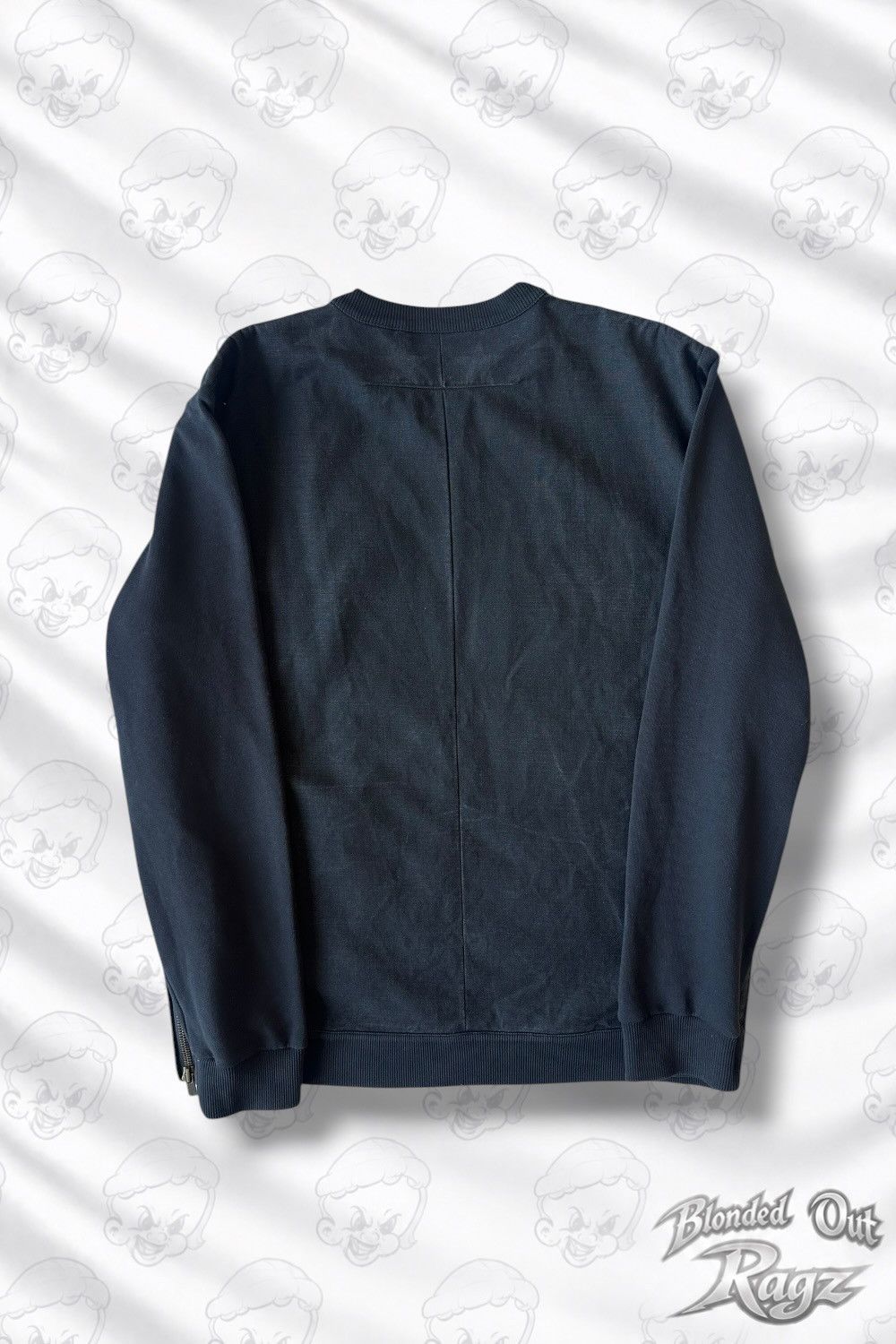 Givenchy FW2013 Givenchy Madonna Denim Double Zip Jersey Crewneck Size US L / EU 52-54 / 3 - 2 Thumbnail