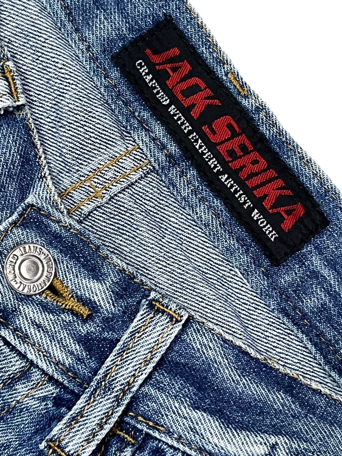 Serica 🔥Vintage JACK SERIKA CRAFTED WITH EXPERT ARTIST WORK Shorts Size US 29 - 5 Thumbnail