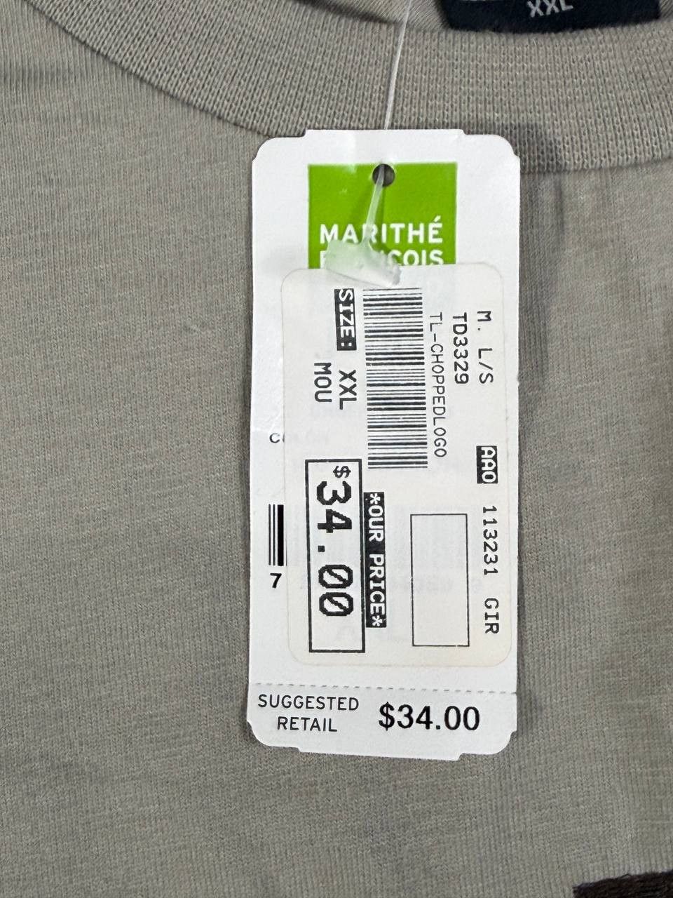 Marithe + Francois Girbaud Y2K Marithé François Girbaud Print Logo Long Sleeve Hip Hop Size US XXL / EU 58 / 5 - 9 Thumbnail